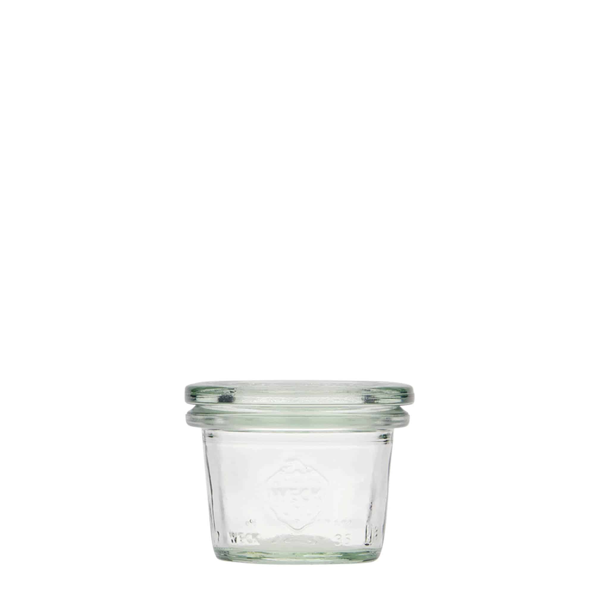 WECK-stortglas, 35 ml, monding: ronde rand WECK-stortglas, 35 ml, monding: ronde rand