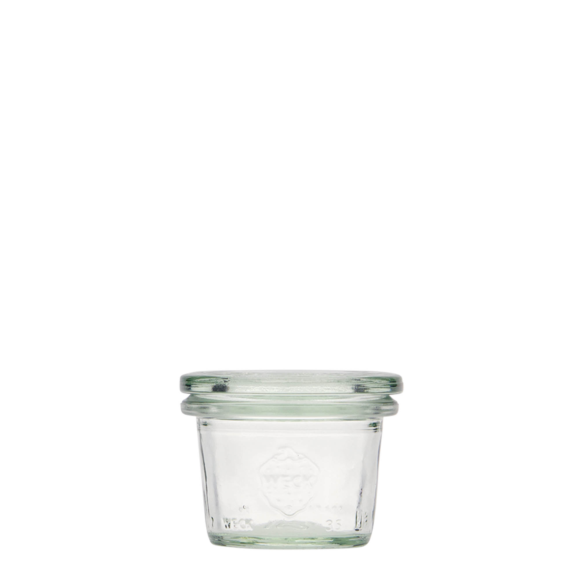 35 ml WECK-omkeerpot, opening: ronde rand 35 ml WECK-omkeerpot, opening: ronde rand