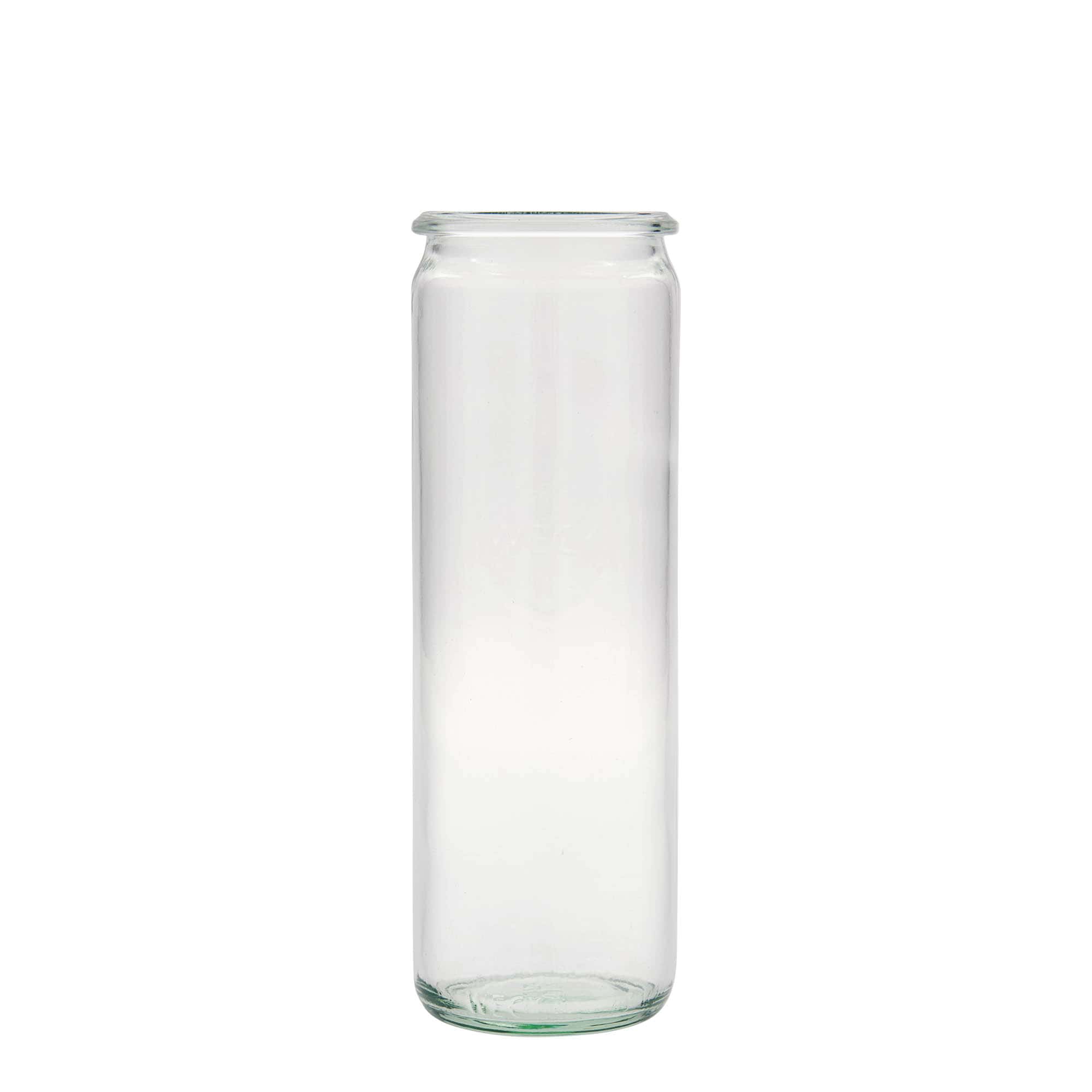 6x 600 ml WECK-cilinderglas met glazen deksel RR 60