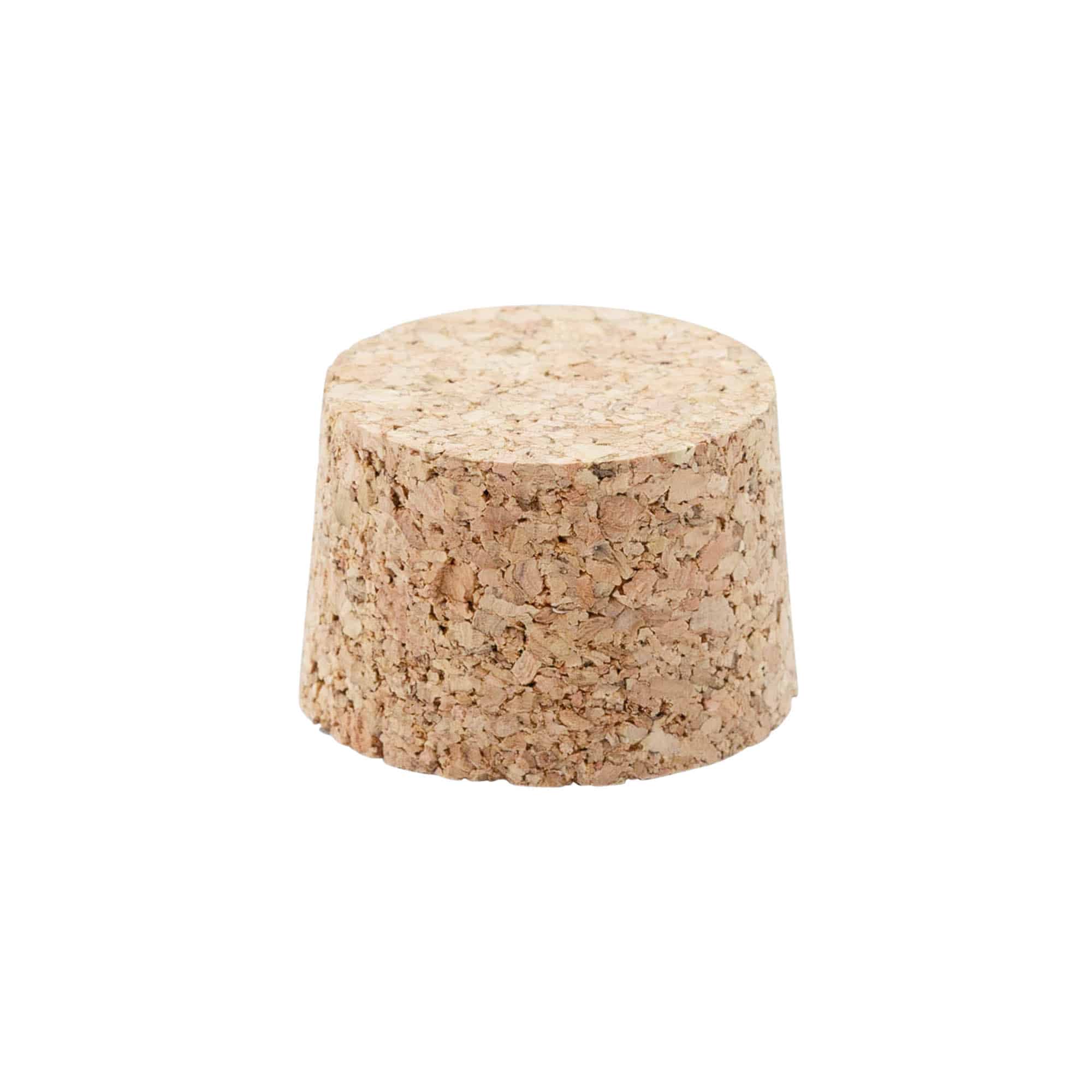Spitskurk 38-42 x 27, perskurk, beige, voor opening: kurk