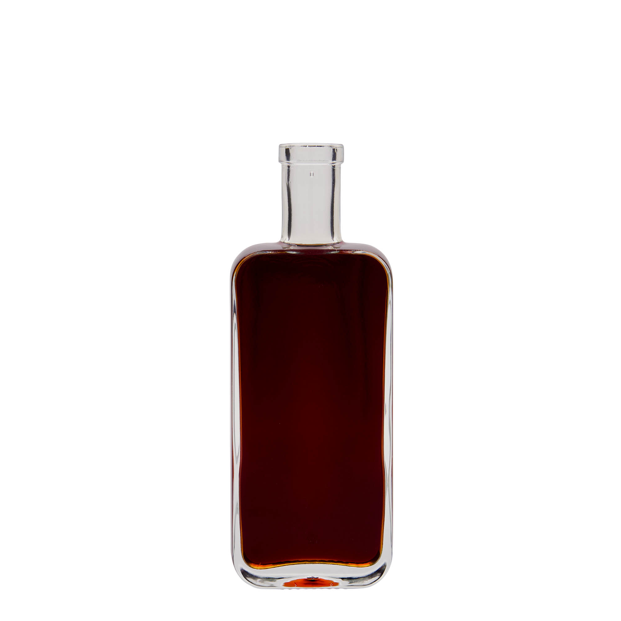 200 ml glazen fles 'Nice', rechthoekig, opening: kurk 200 ml glazen fles 'Nice', rechthoekig, opening: kurk