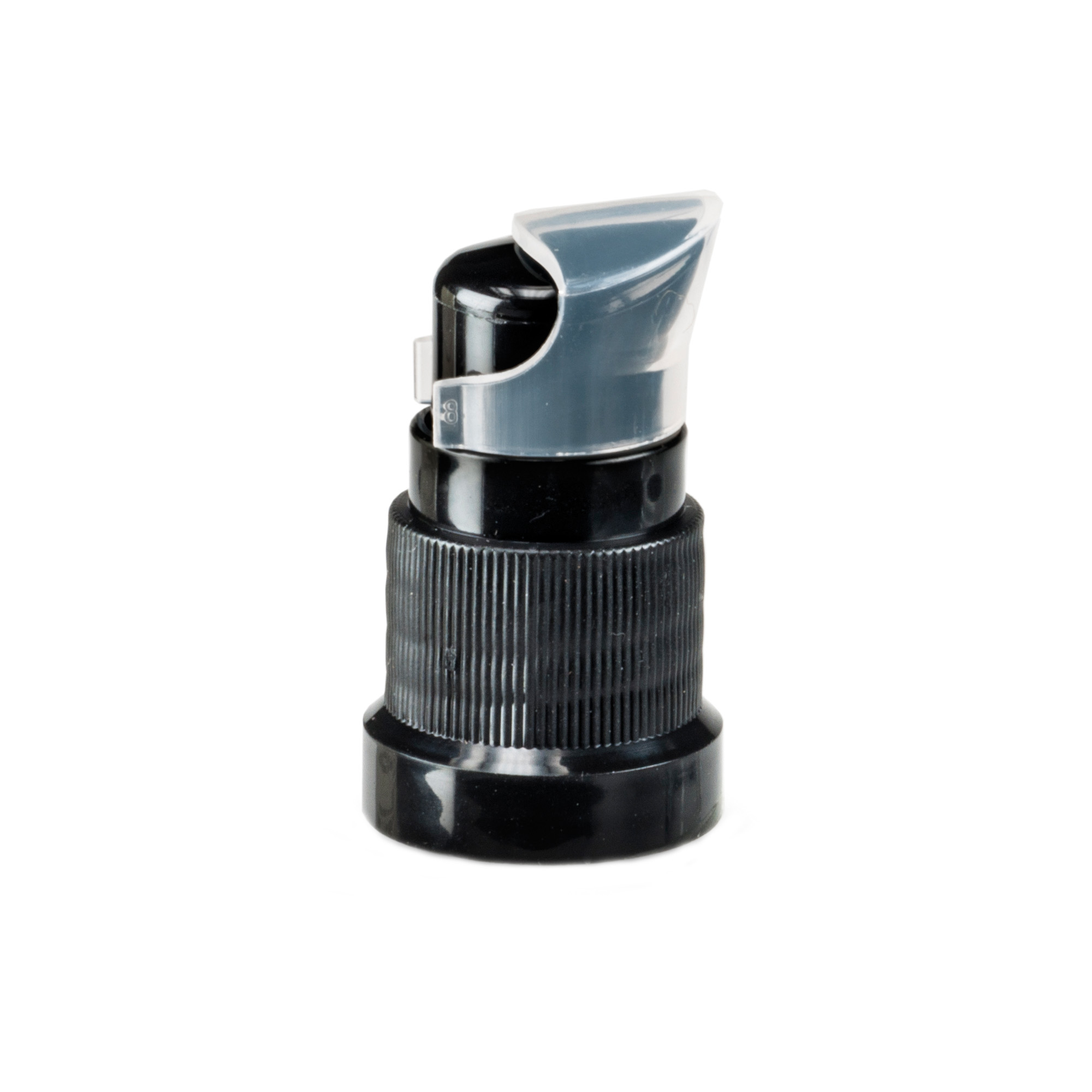 Schroefdop lotionpomp, PP-kunststof, zwart, voor opening: DIN 18 Schroefdop lotionpomp, PP-kunststof, zwart, voor opening: DIN 18