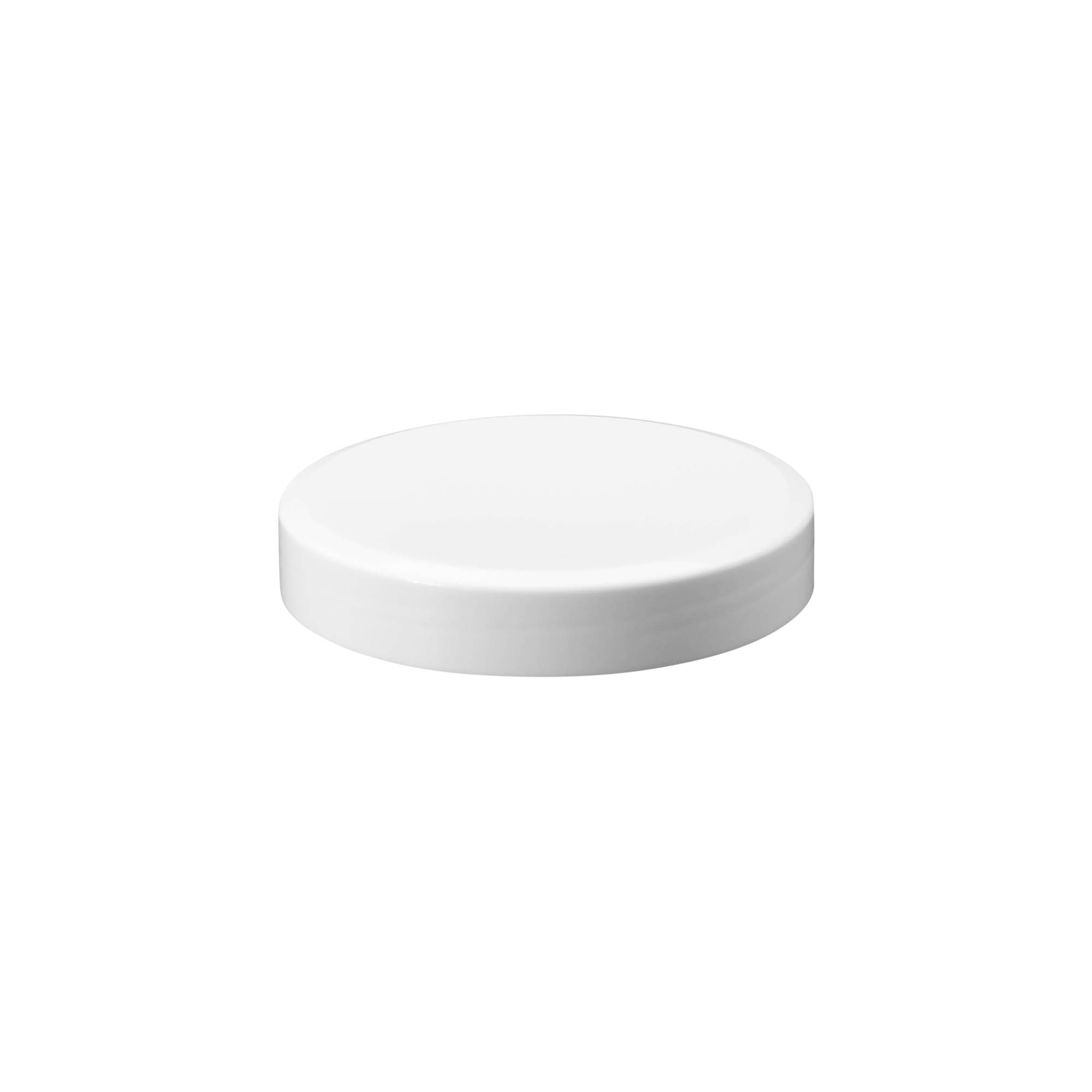 Schroefdop 'White Line' 125ml, PP-kunststof, wit