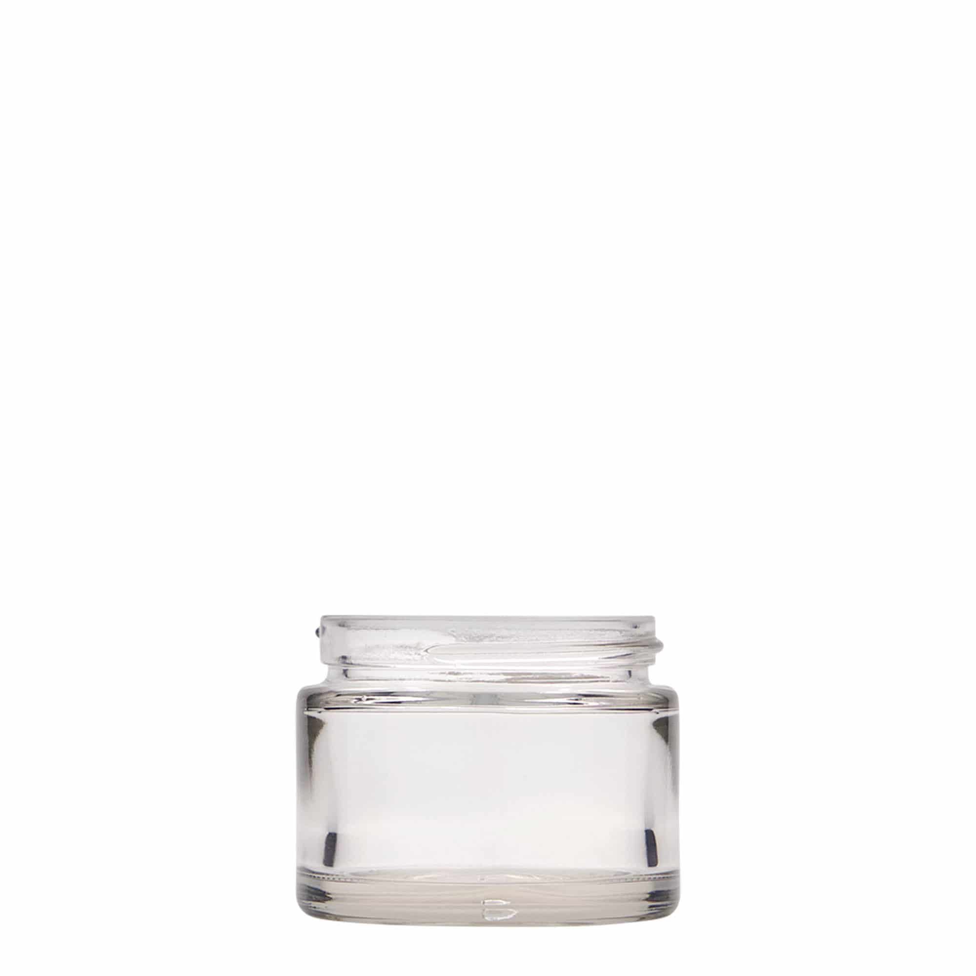 50 ml potje 'Beauty', glas, opening: schroefdop