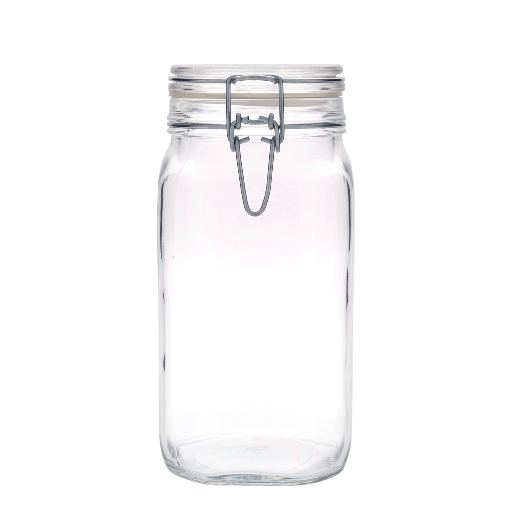 1.500 ml beugelfles 'Fido', vierkant, opening: beugelsluiting