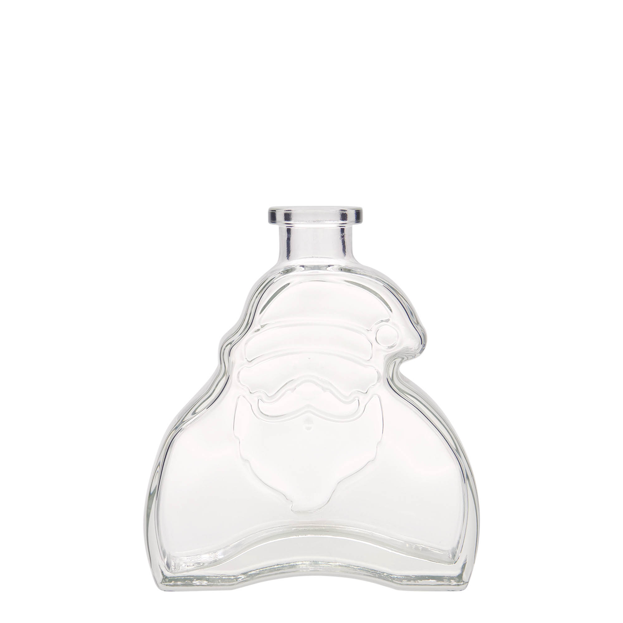 Glazen fles 'Santa Claus', 200 ml, monding: kurk Glazen fles 'Santa Claus', 200 ml, monding: kurk