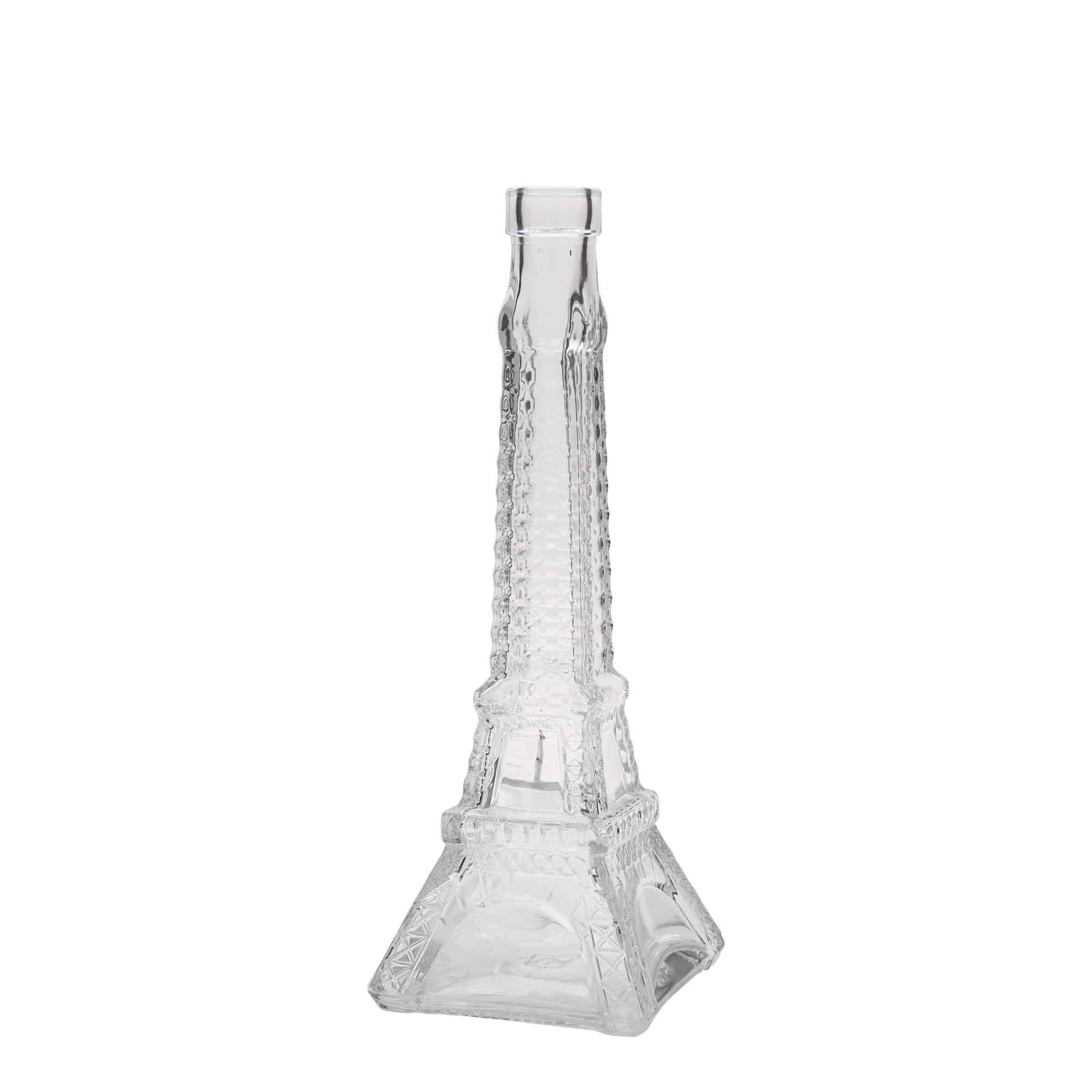 200 ml glazen fles 'Eiffeltoren', opening: kurk