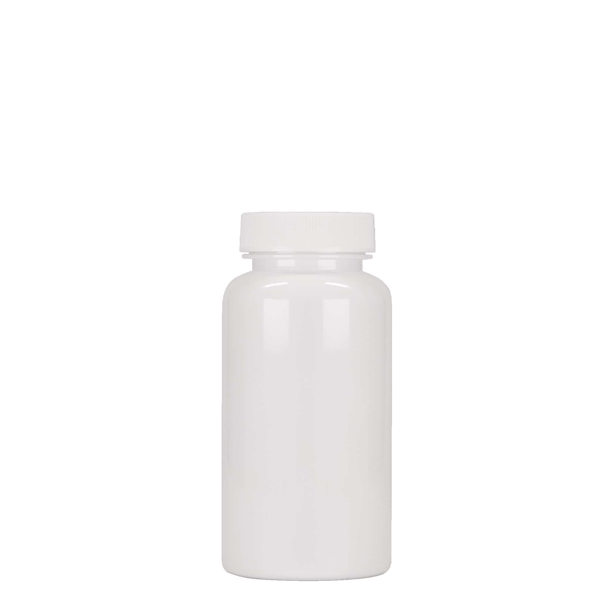 150 ml PET-verpakking, kunststof, wit, opening: 38/400