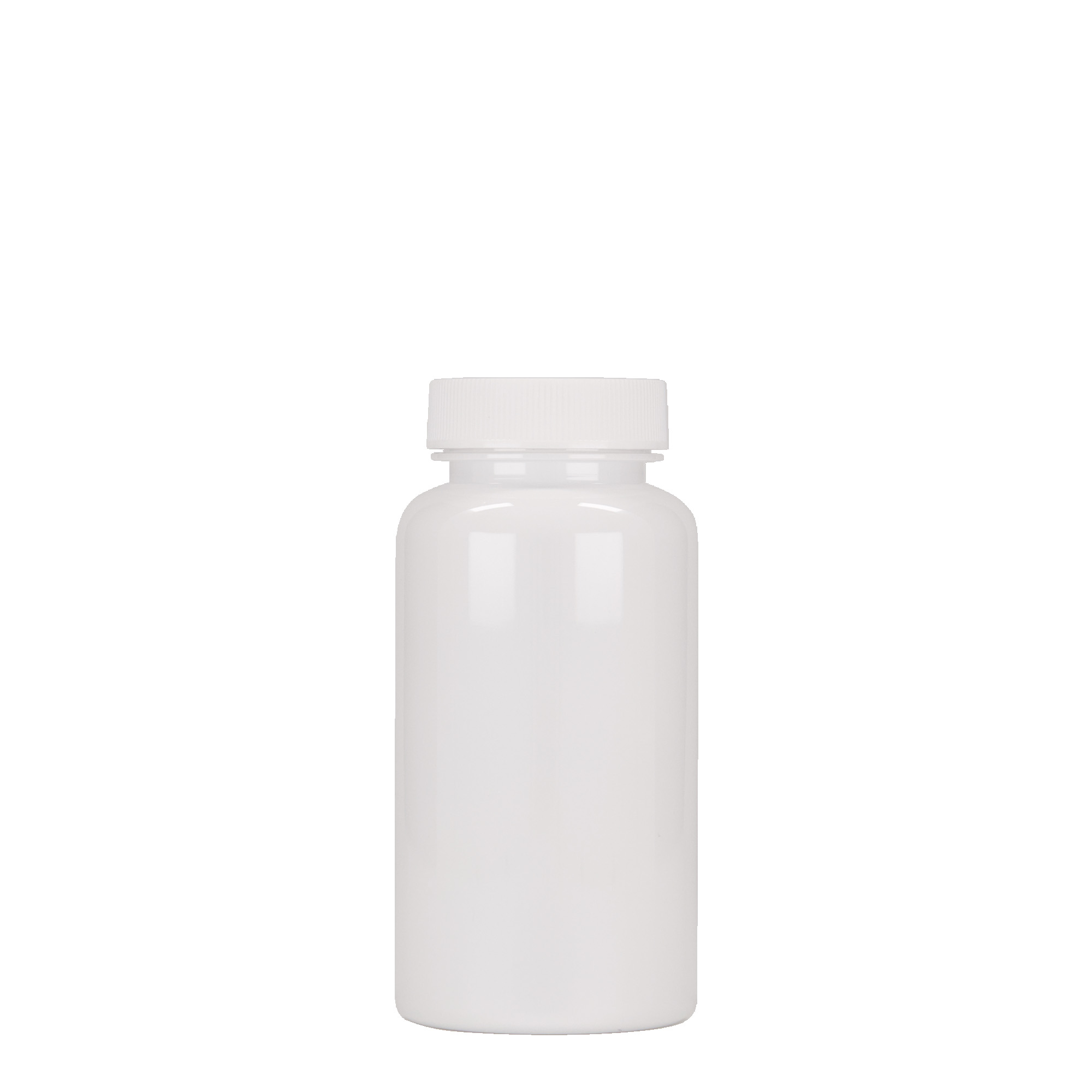 150 ml PET-verpakking, kunststof, wit, opening: 38/400 150 ml PET-verpakking, kunststof, wit, opening: 38/400