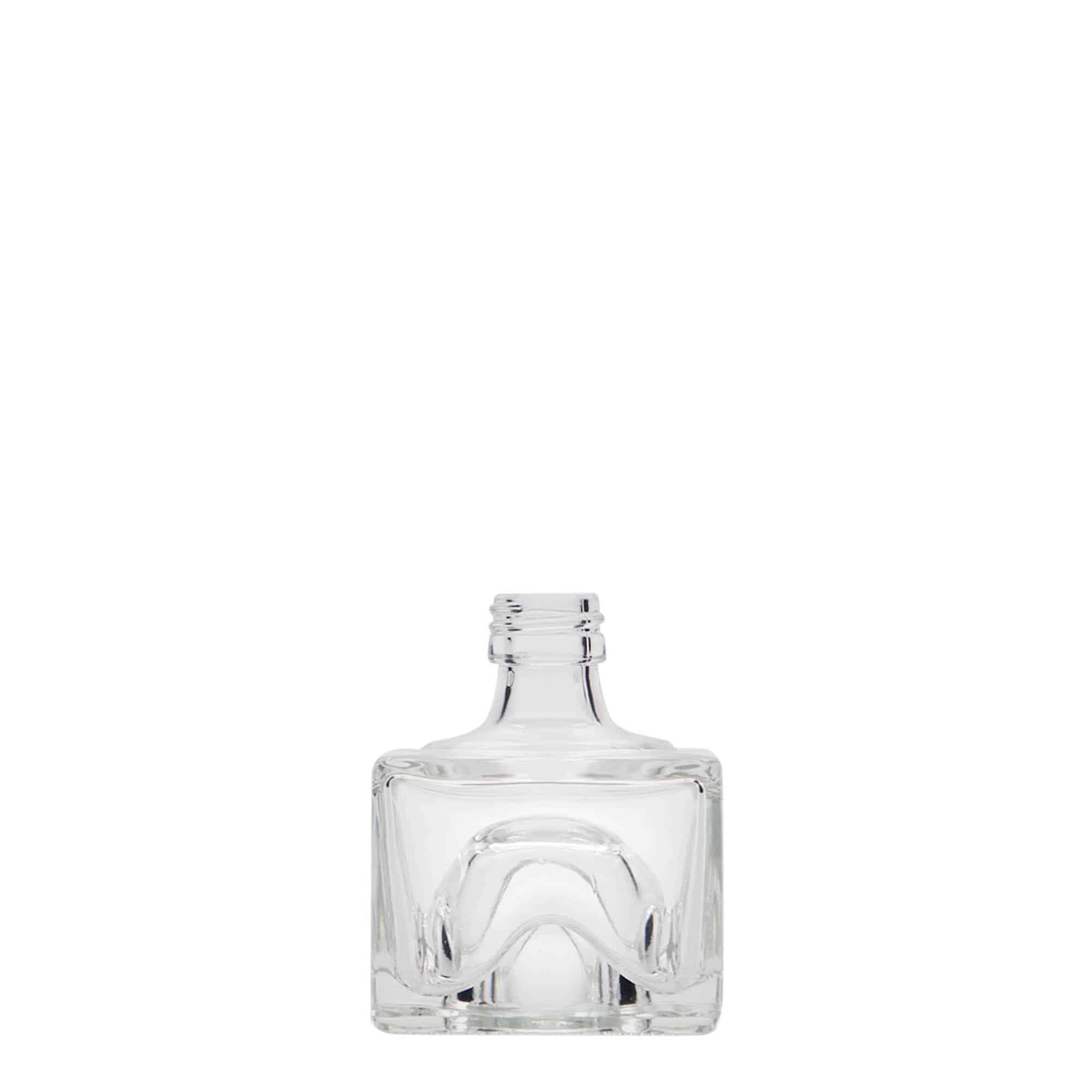 40 ml glazen fles 'Cocolores', vierkant, hals: PP 18