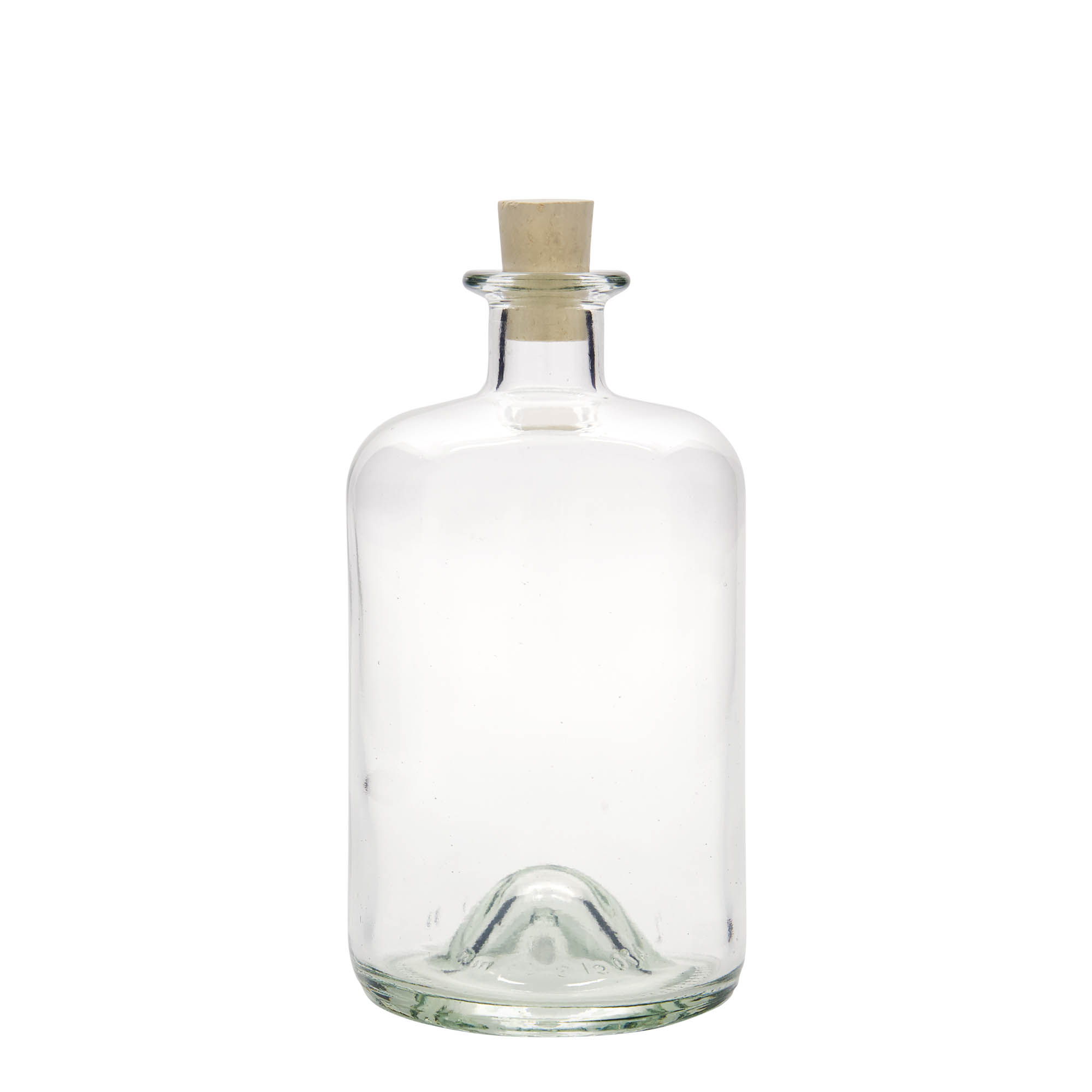 700 ml glazen fles apotheker, opening: kurk 700 ml glazen fles apotheker, opening: kurk