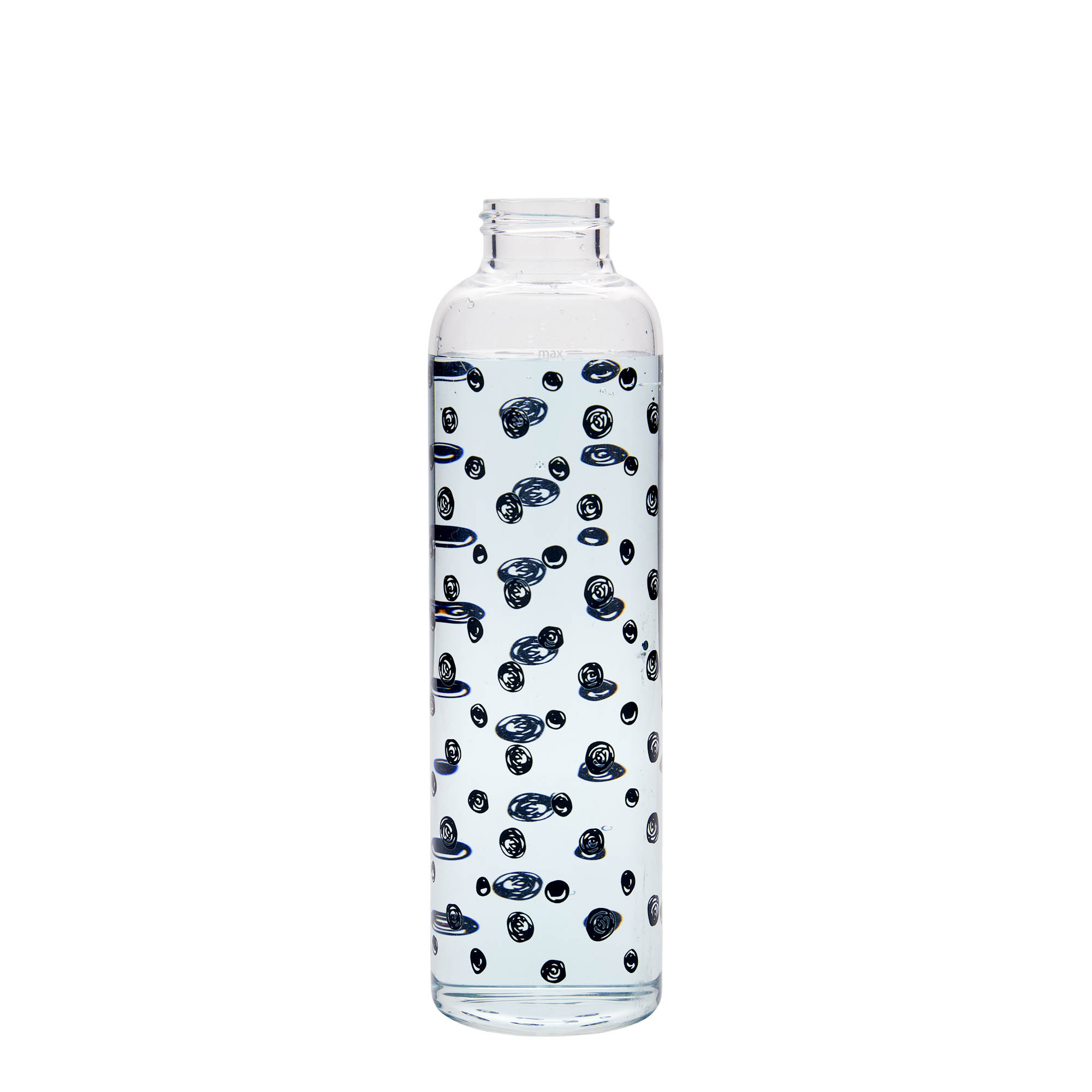 500 ml drinkfles 'Perseus - Zwarte stippen', opening: schroefdop 500 ml drinkfles 'Perseus - Zwarte stippen', opening: schroefdop