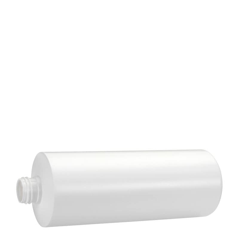 Plastic fles 'Pipe', 500 ml, Green HDPE, wit, monding: GPI 24/410