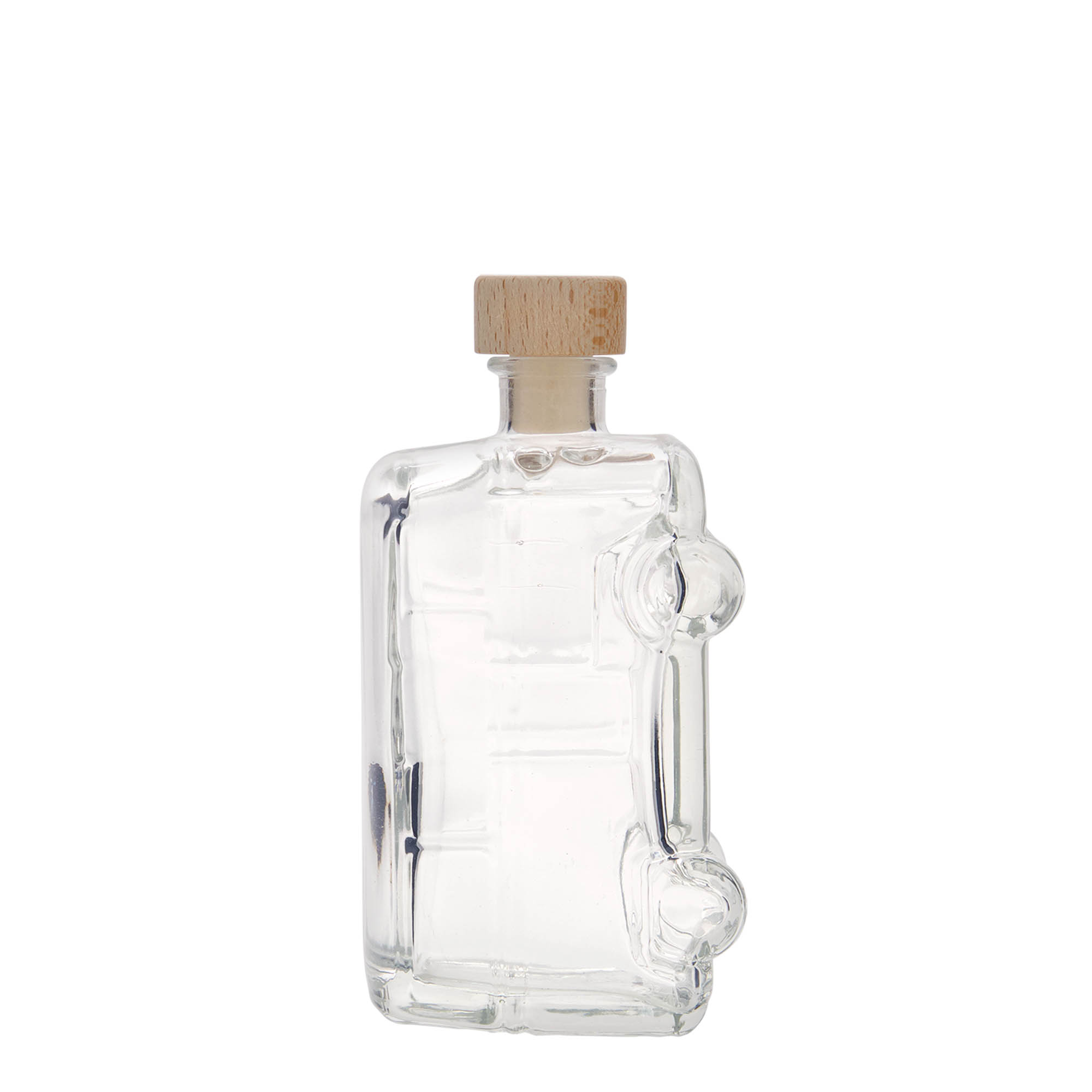 200 ml glazen fles 'Bulli', opening: kurk 200 ml glazen fles 'Bulli', opening: kurk