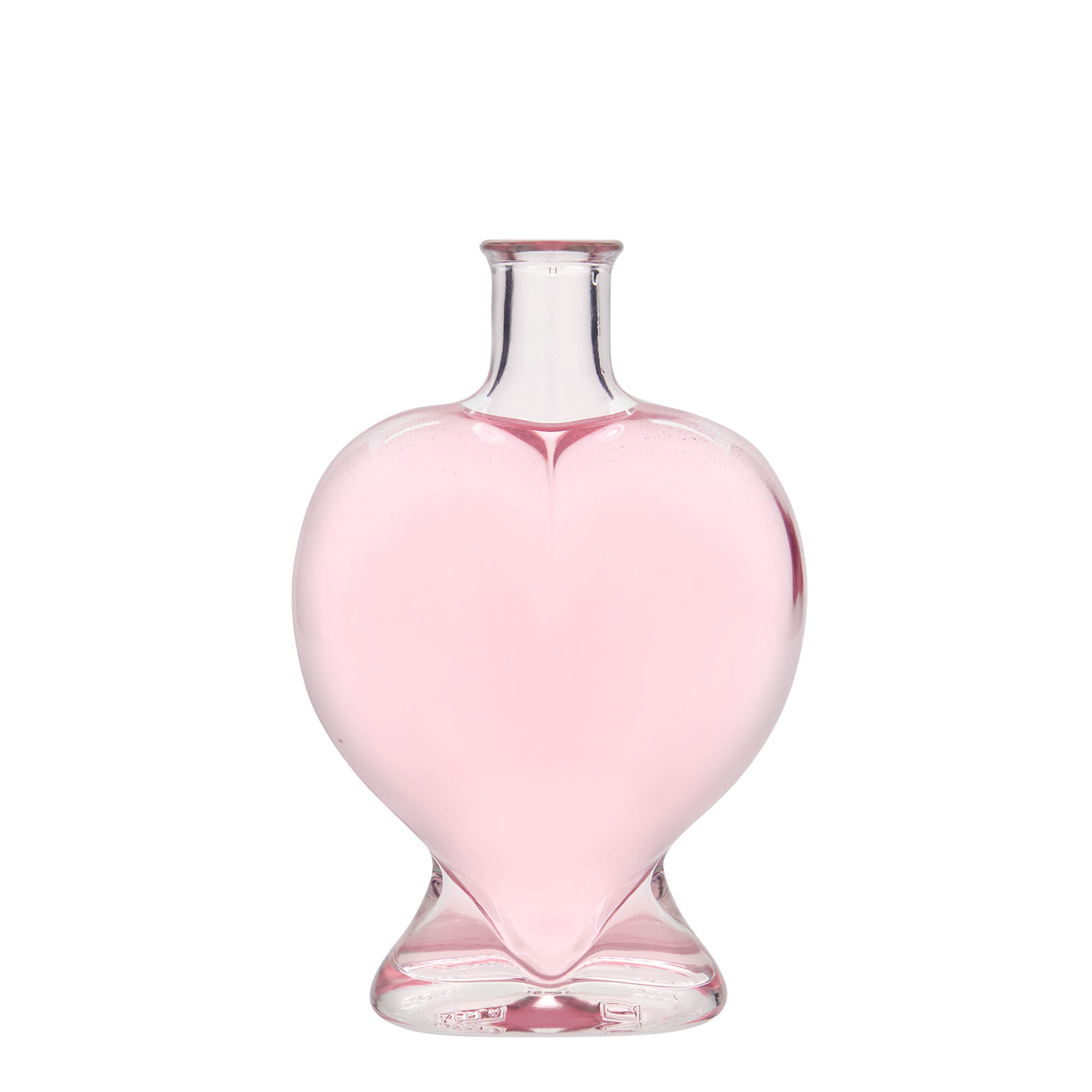 500 ml glazen fles 'Hart', hals: kurk