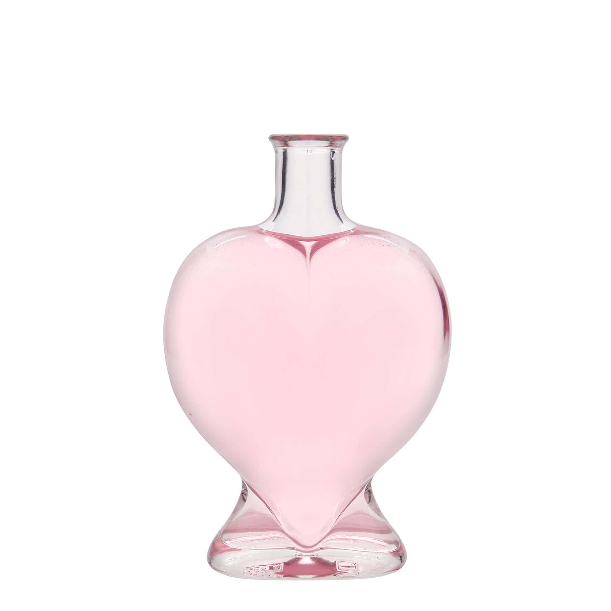 500 ml glazen fles 'Hart', hals: kurk 500 ml glazen fles 'Hart', hals: kurk