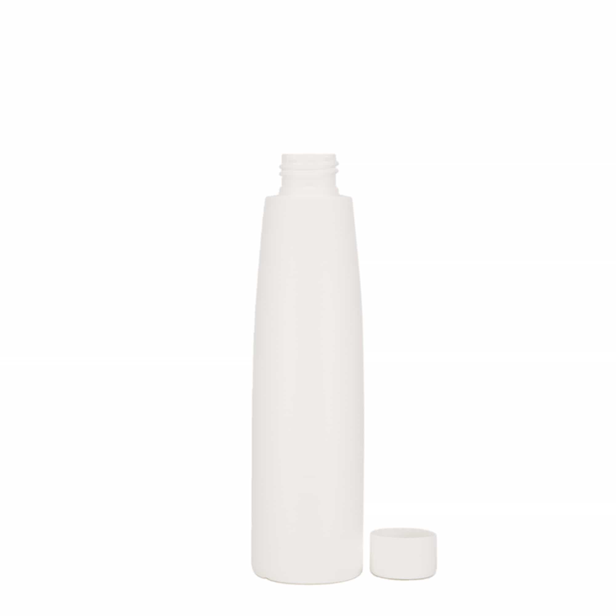 200 ml kunststoffles 'Donald', HDPE, wit, opening: 24/410