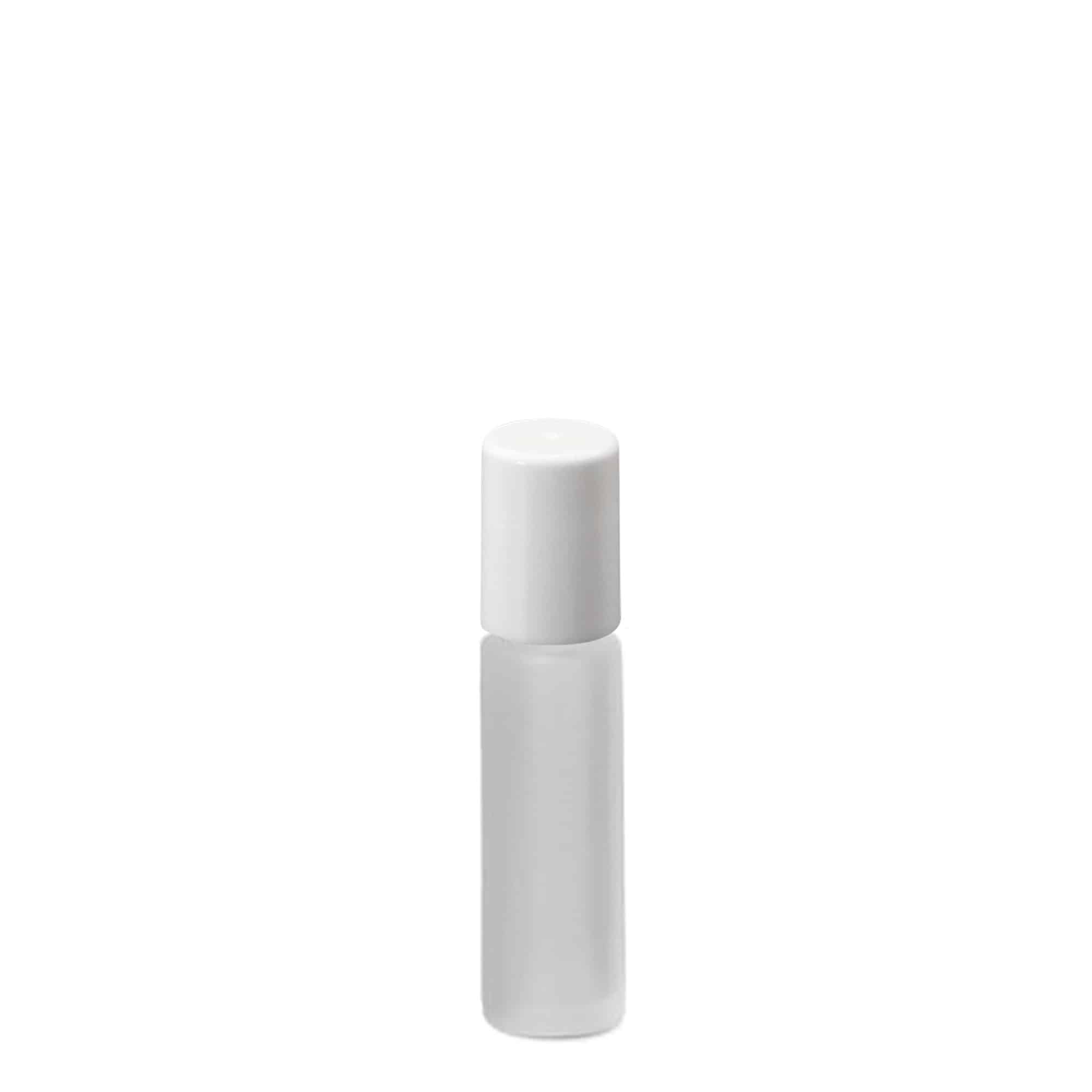 10 ml roll-on fles, glas, mat, opening: schroefdop