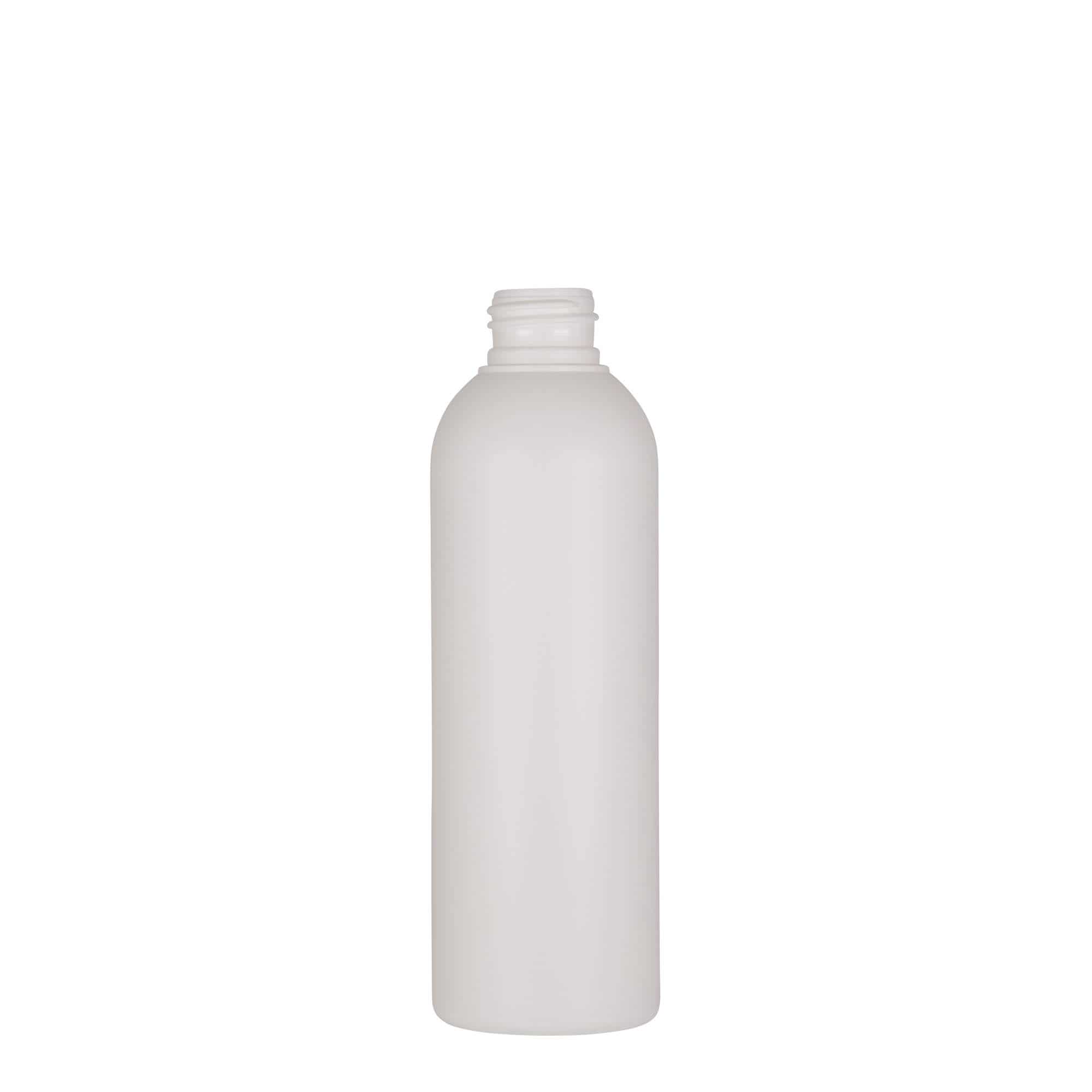 Plastic fles 'Tuffy', 200 ml, HDPE, wit, monding: GPI 24/410 Plastic fles 'Tuffy', 200 ml, HDPE, wit, monding: GPI 24/410