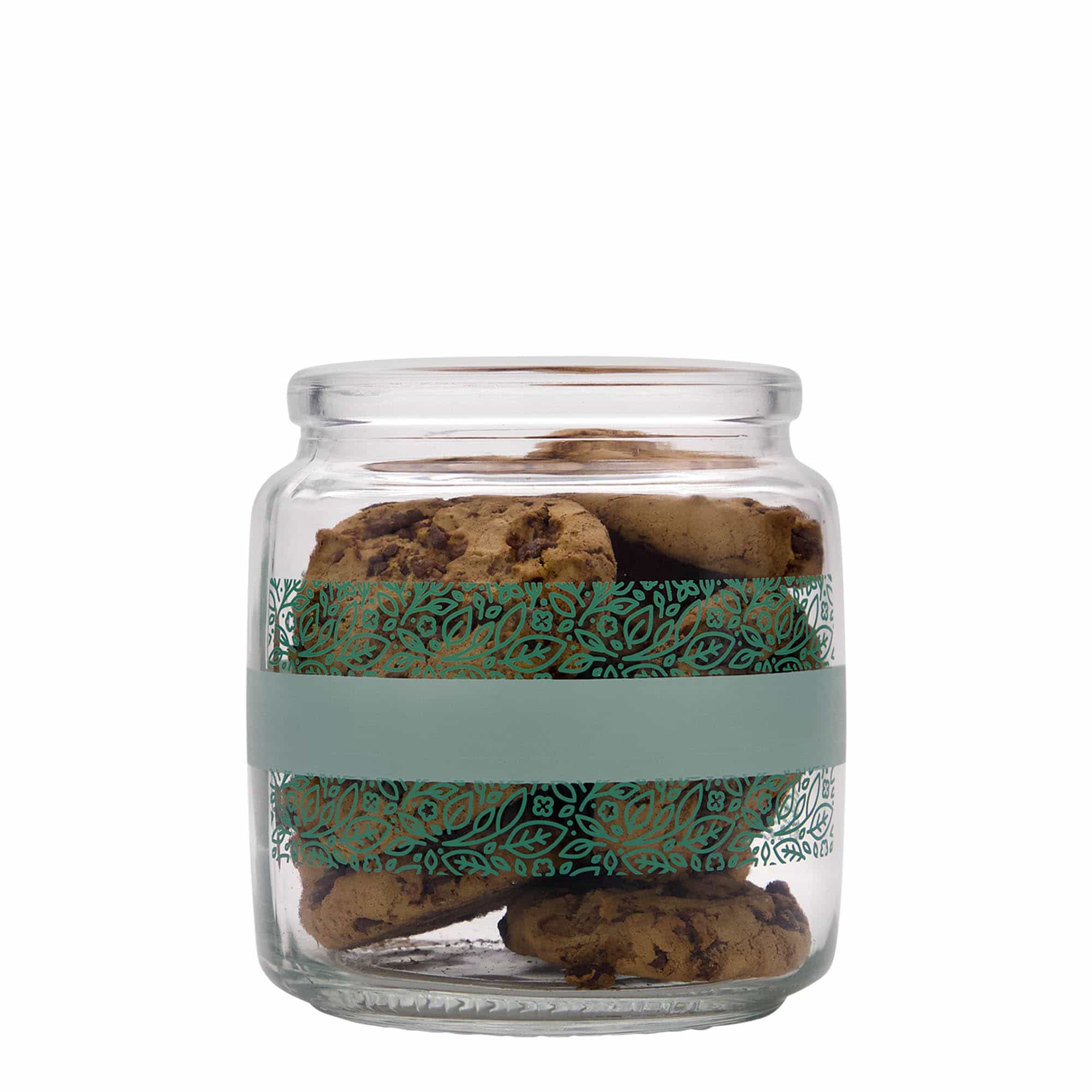 750 ml kurkglas 'Giara', motief: Naturalmente verde, mondstuk: kurk 750 ml kurkglas 'Giara', motief: Naturalmente verde, mondstuk: kurk