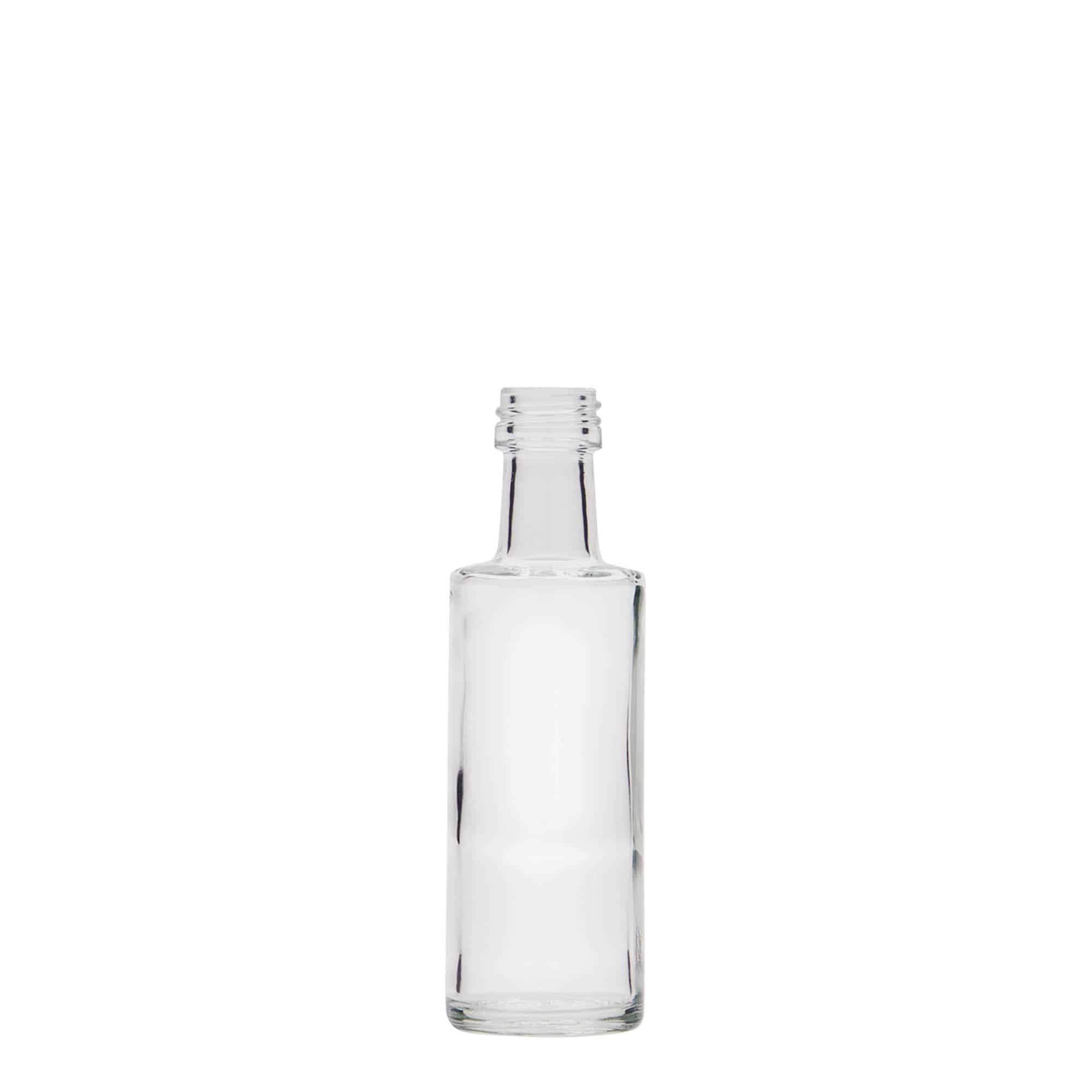 Glazen fles 'Dorica', 40 ml, monding: PP 18 Glazen fles 'Dorica', 40 ml, monding: PP 18