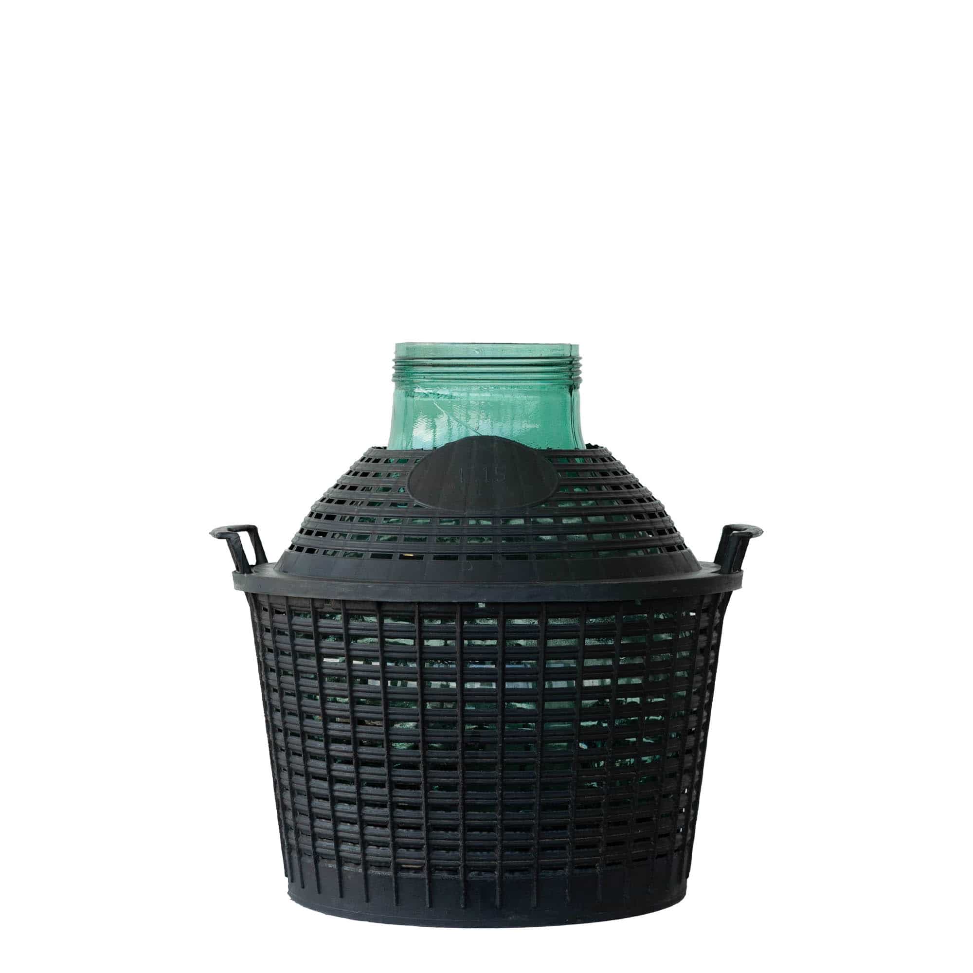 15 l ballonfles brede hals, glas, opening: schroefdop