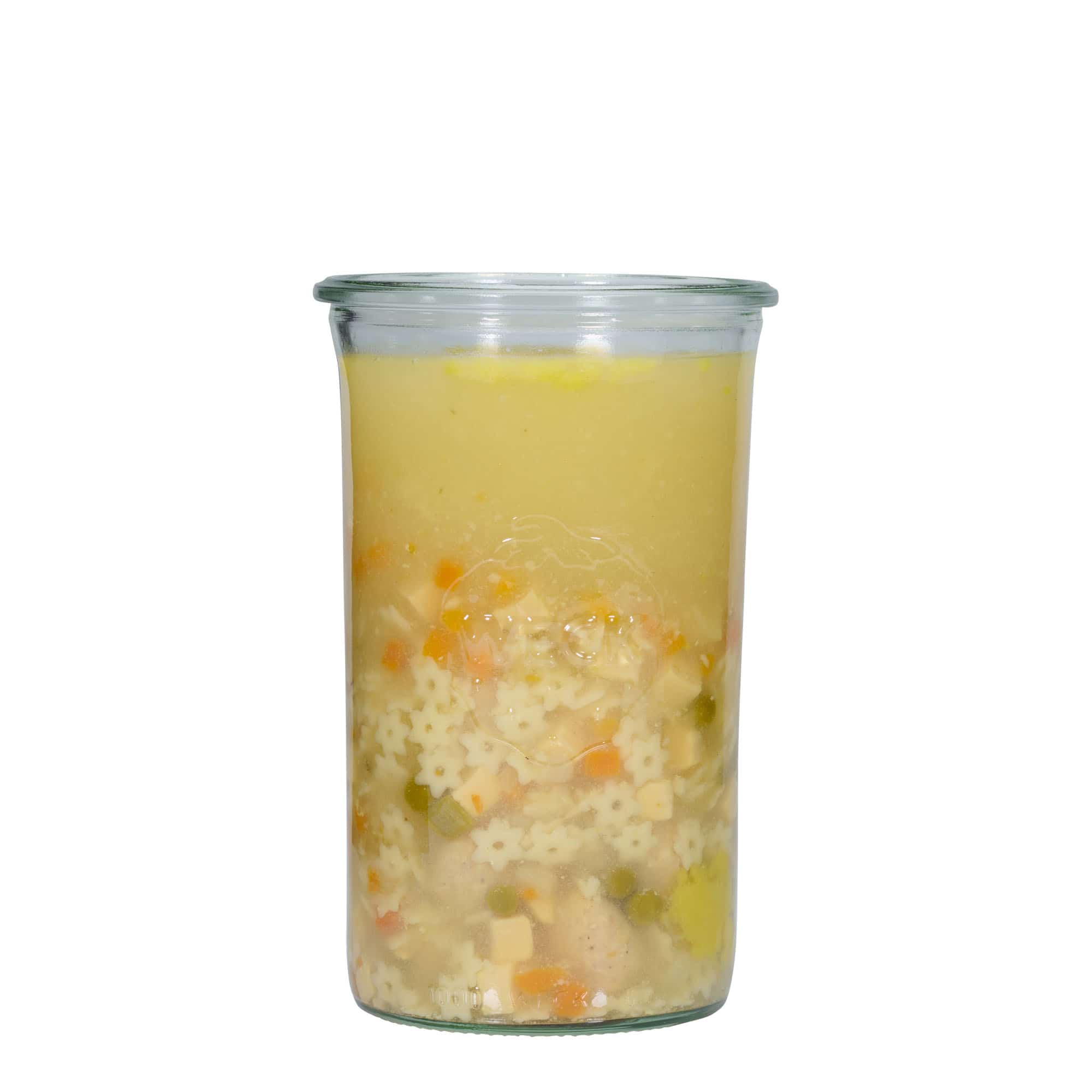 WECK-stortglas, 1000 ml, monding: ronde rand