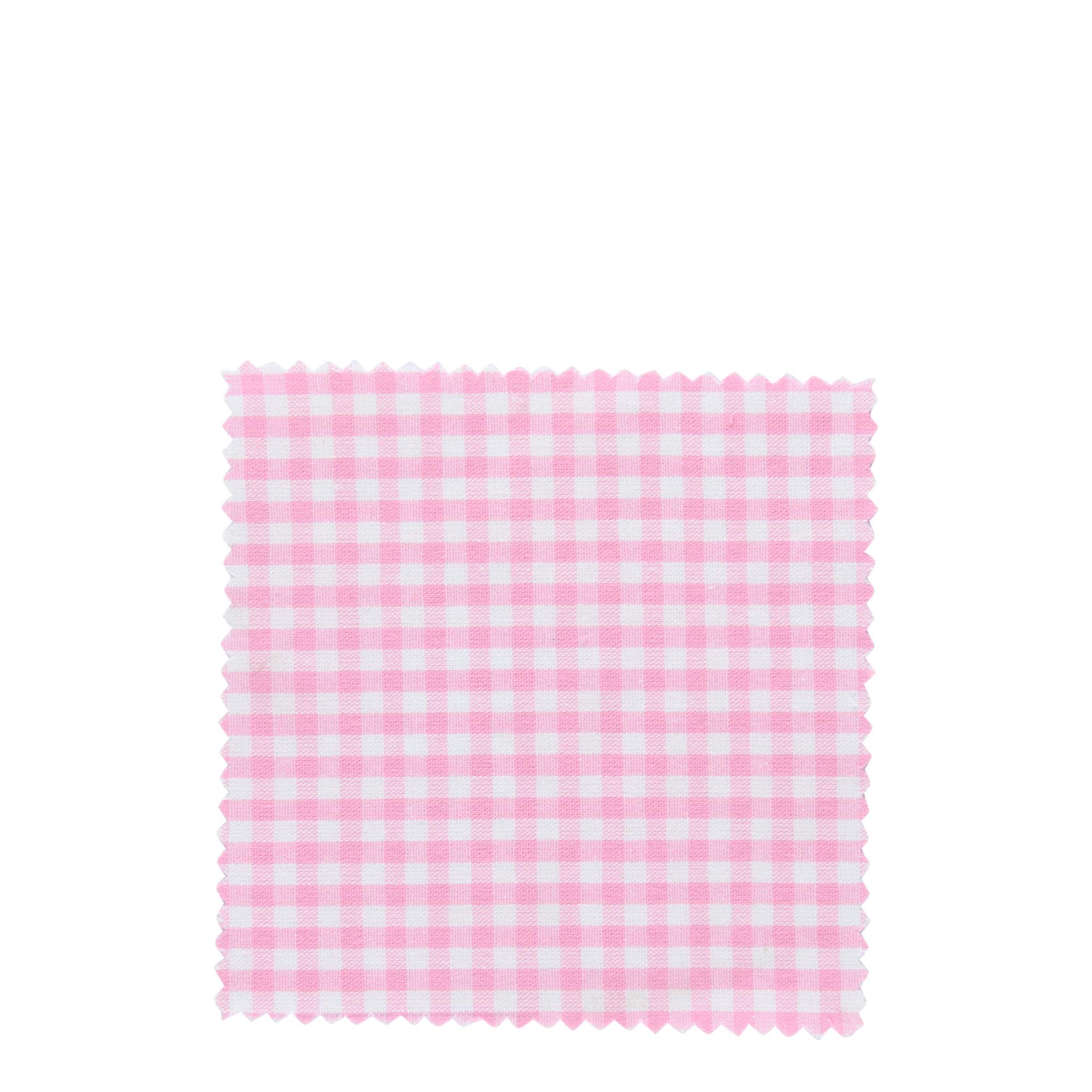 Katoenen servet geruit 12x12, vierkant, textiel, roze, opening: TO38-TO53