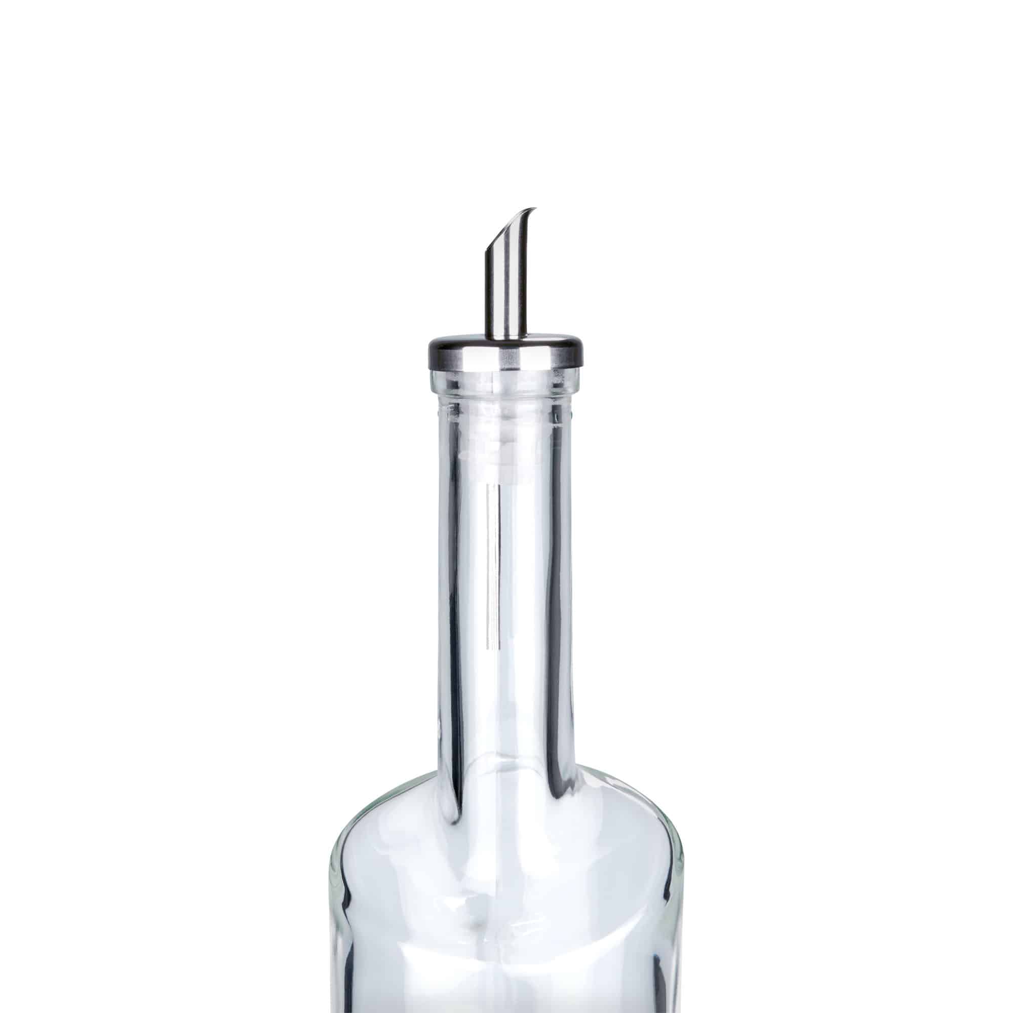 Uitgieter Inox olie, roestvrij staal, zilver