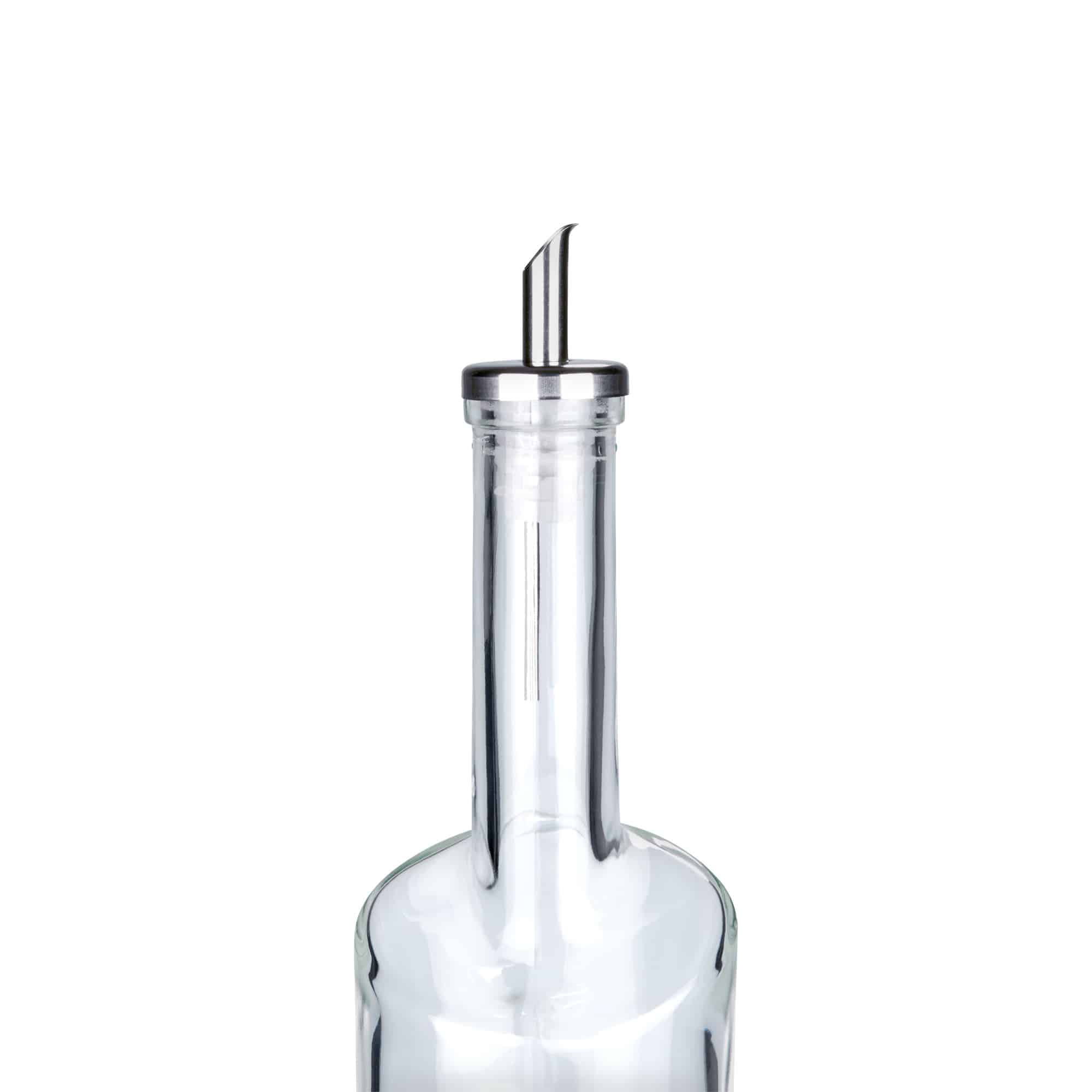 Uitgieter Inox olie, roestvrij staal, zilver