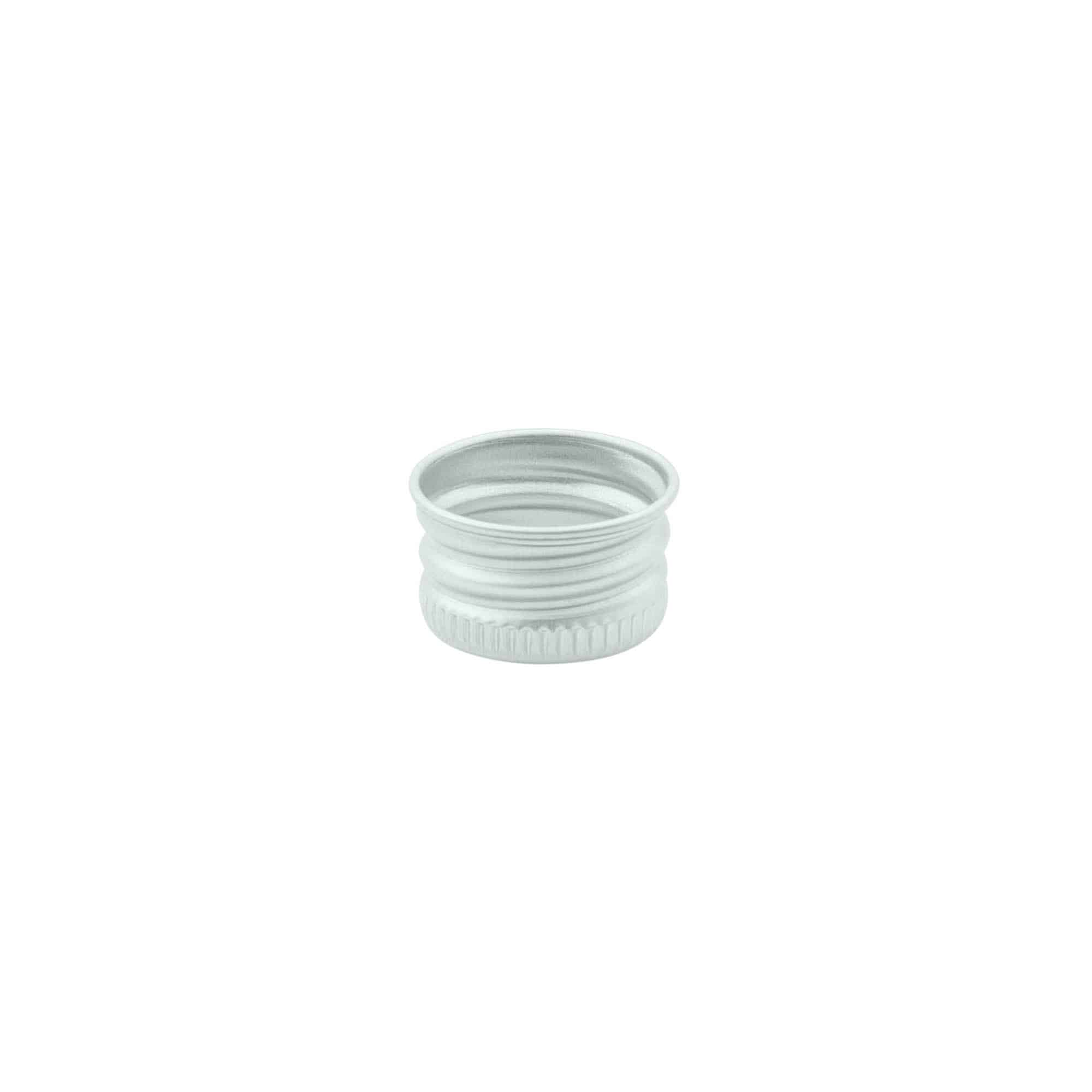 Schroefdop, metaal, zilver, voor mondstuk: 18/410