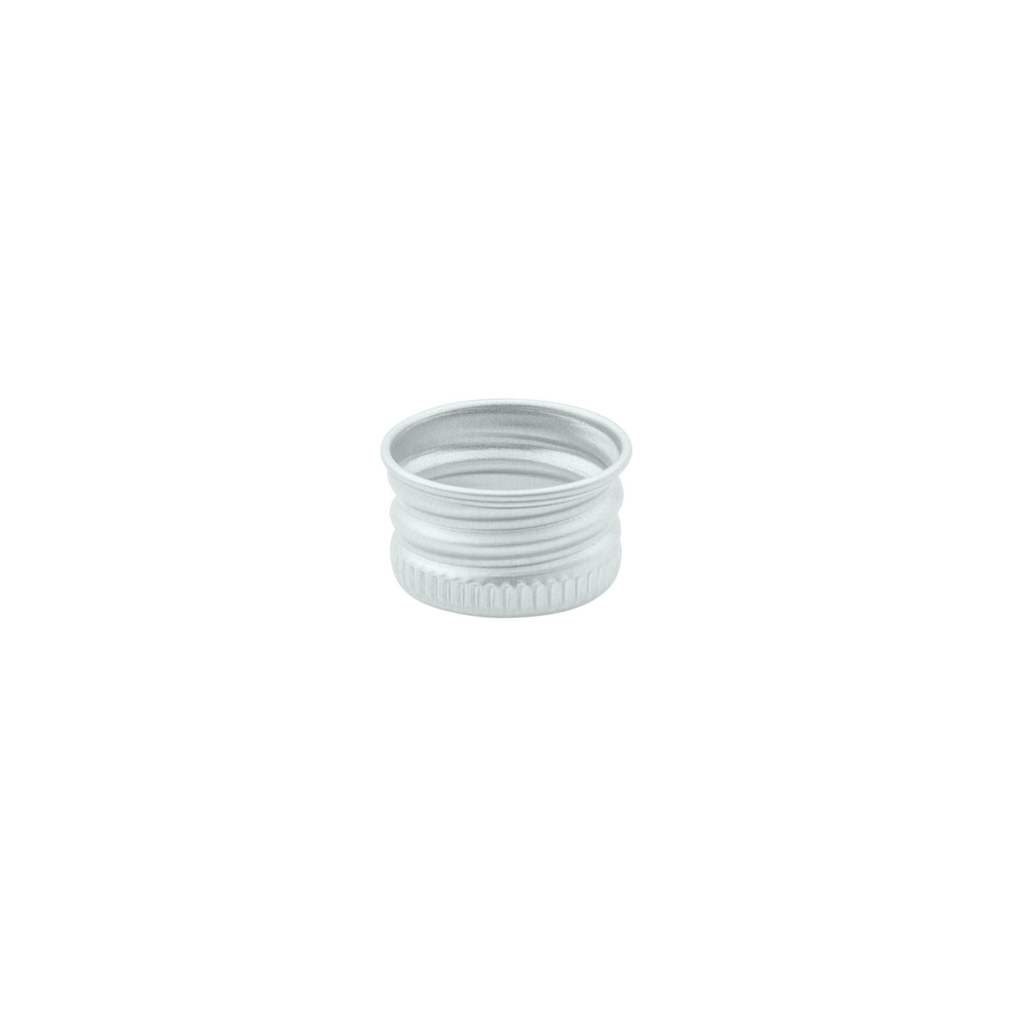 Schroefdop, metaal, zilver, voor mondstuk: 18/410 Schroefdop, metaal, zilver, voor mondstuk: 18/410
