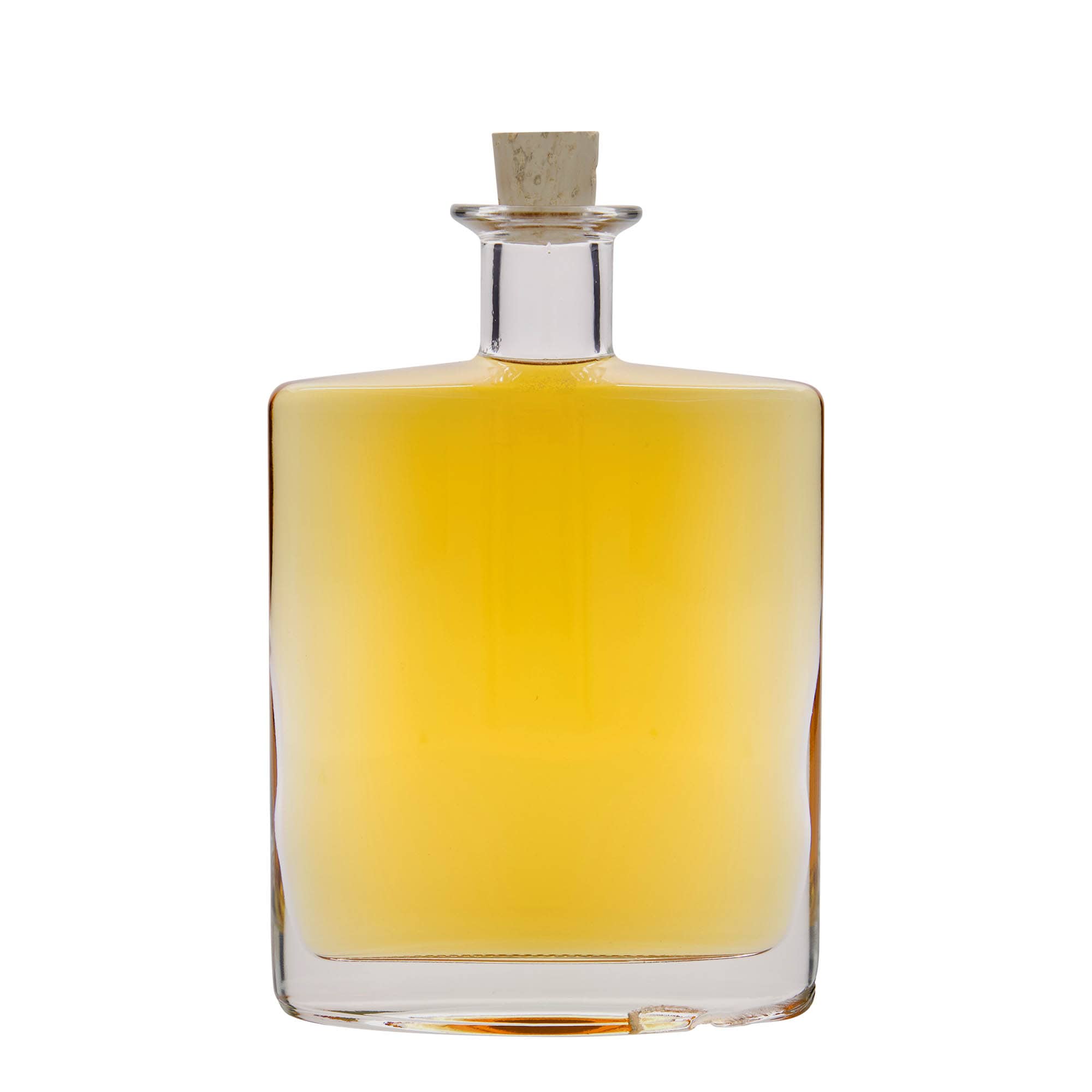 700 ml glazen fles 'Zorbas', ovaal, opening: kurk