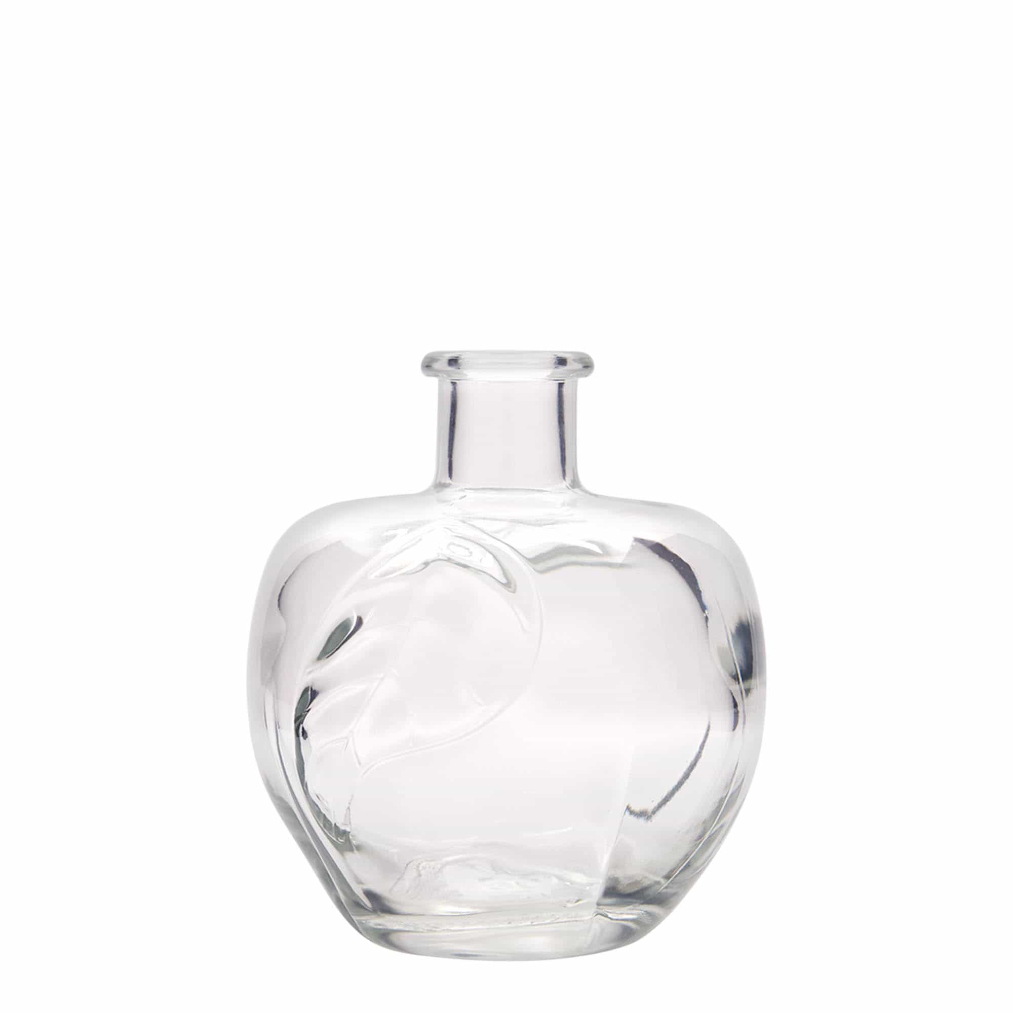 Glazen fles 'Appel', 350 ml, monding: kurk Glazen fles 'Appel', 350 ml, monding: kurk
