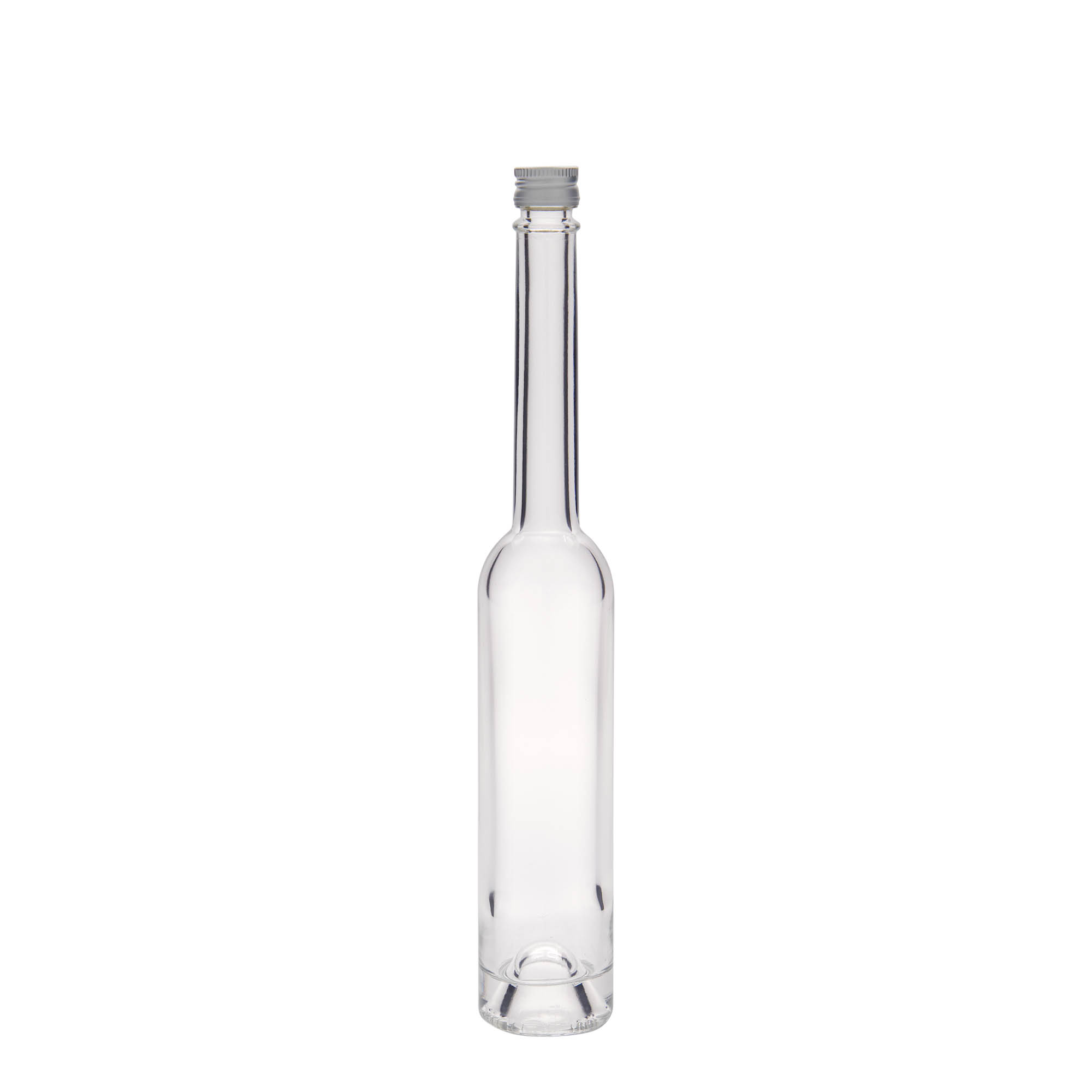 100 ml glazen fles 'Platina', opening: PP 18 100 ml glazen fles 'Platina', opening: PP 18