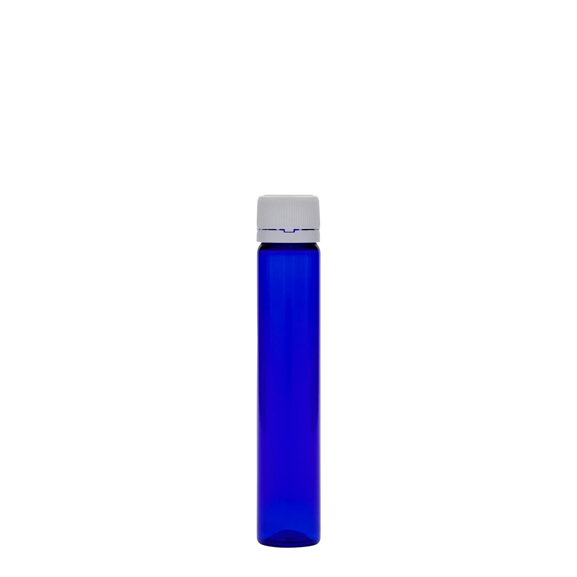 25 ml PET-buisje, kunststof, koningsblauw, opening: schroefdop 25 ml PET-buisje, kunststof, koningsblauw, opening: schroefdop