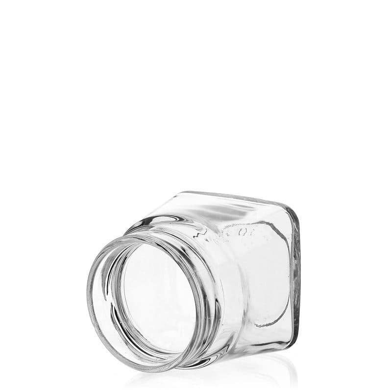 106 ml vierkantglas 'Luxor', opening: Deep-Twist-Off (DTO 58)