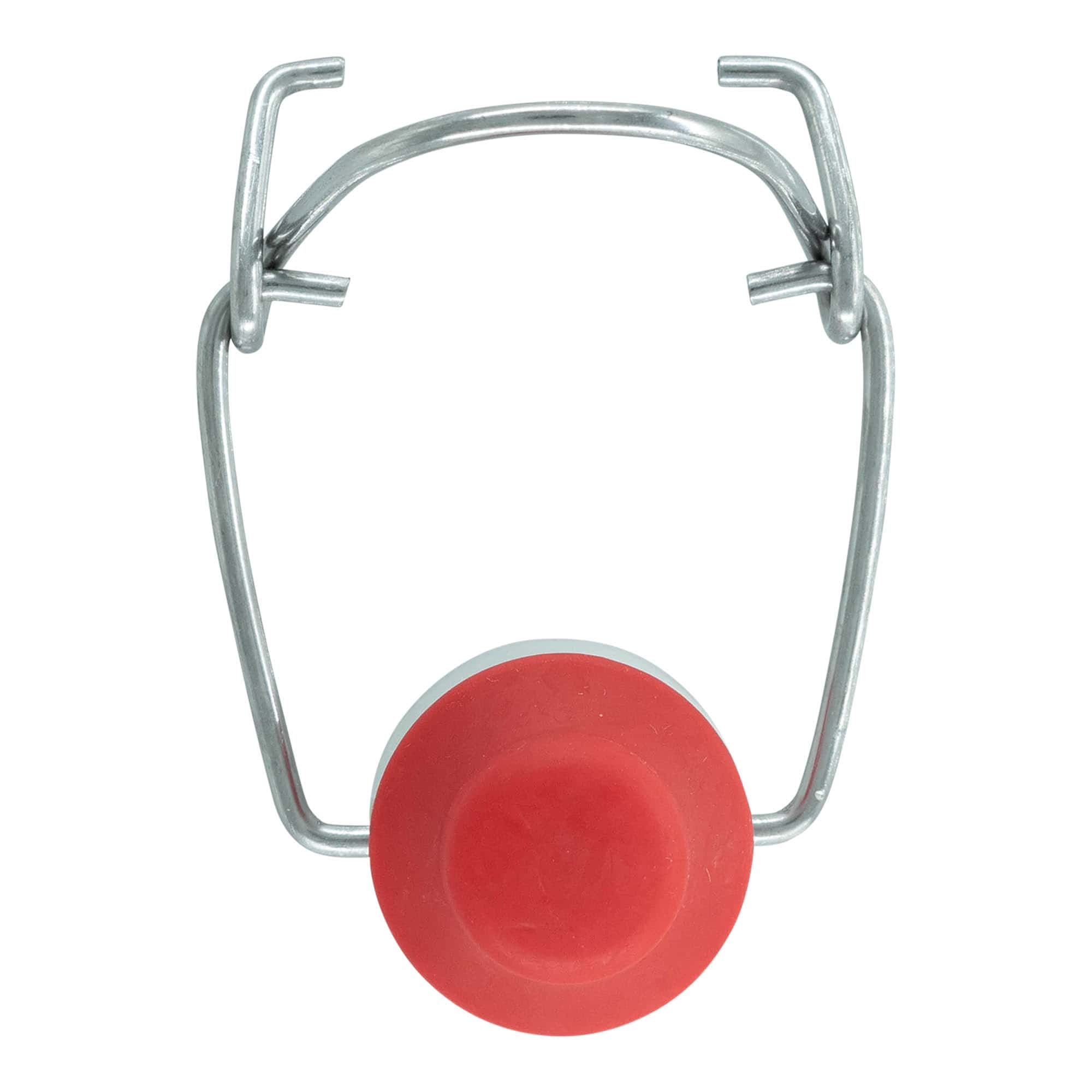 Beugelvergrendeling speciale maat, kunststof, rood-wit