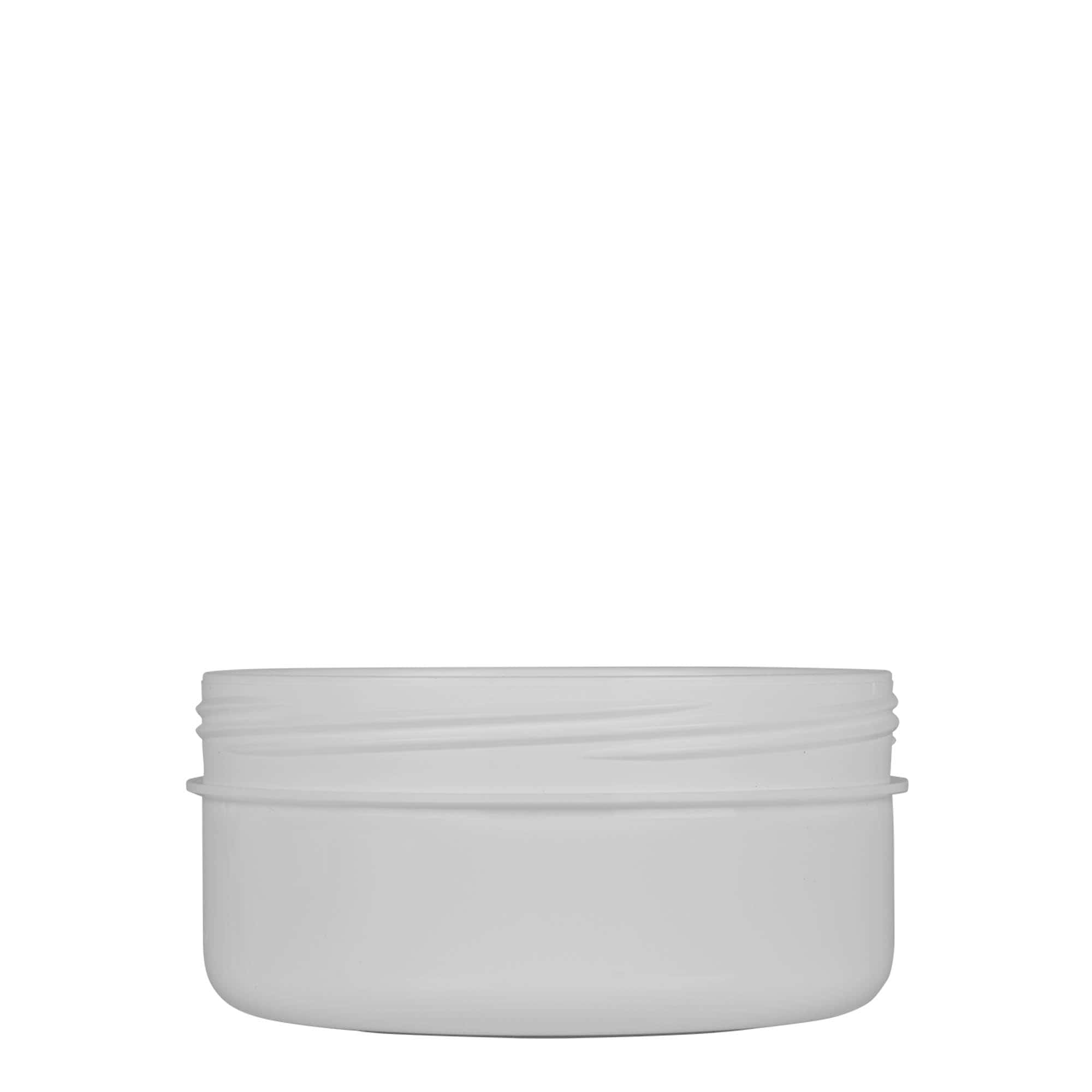 250 ml kunststofbus 'White Line', PP, wit, opening: schroefdop 250 ml kunststofbus 'White Line', PP, wit, opening: schroefdop
