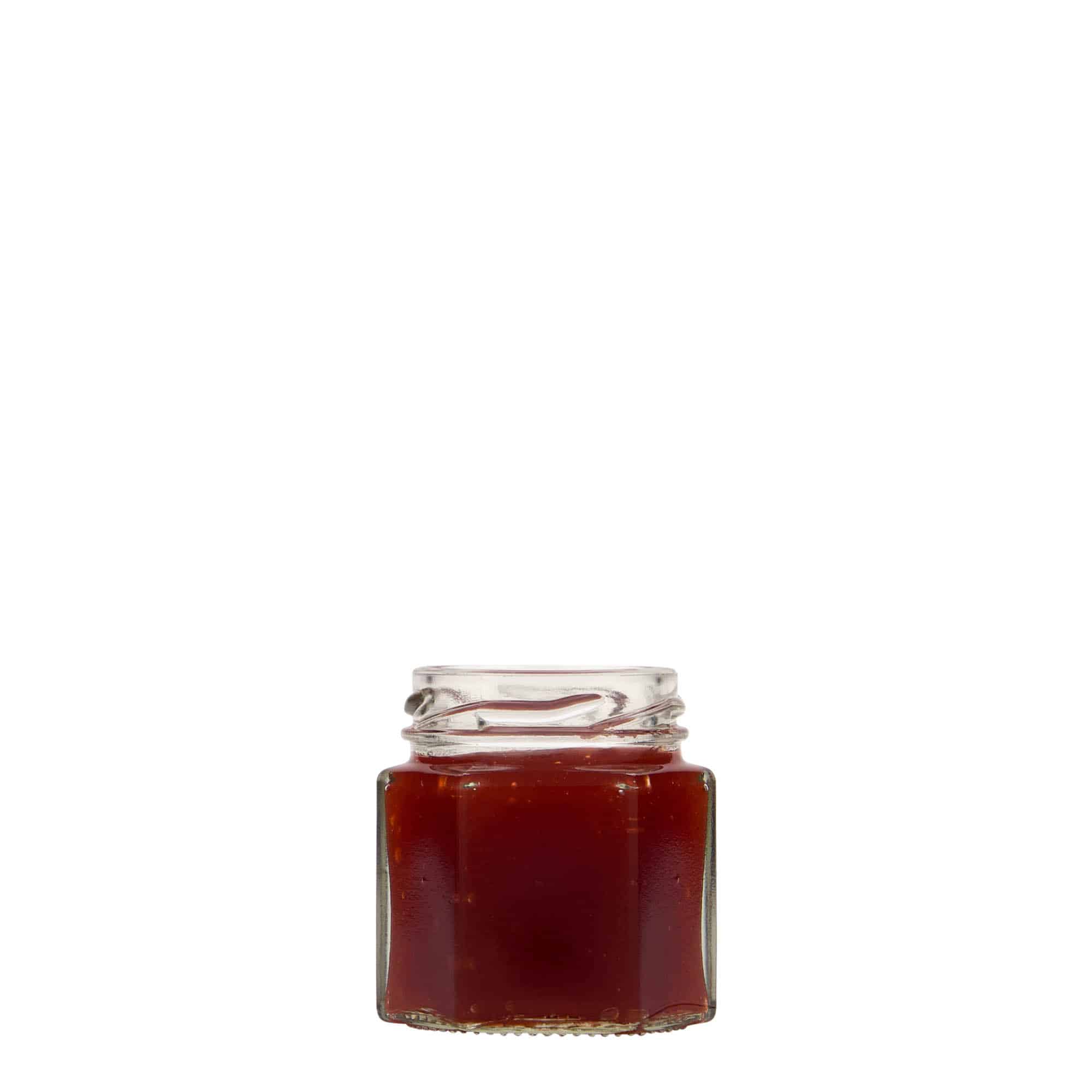 Hexagonale pot, 47 ml, monding: twist-off (TO 43)