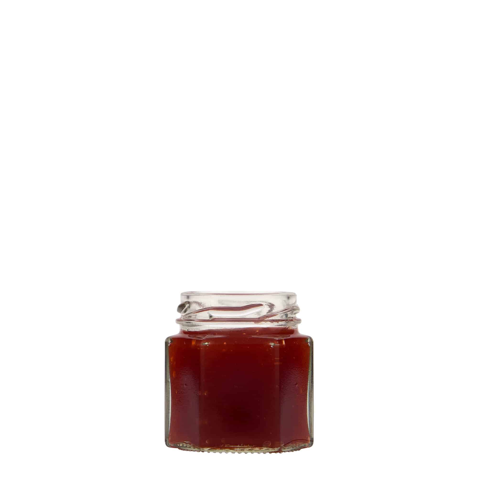 47 ml zeskantglas, opening: Twist-Off (TO 43)