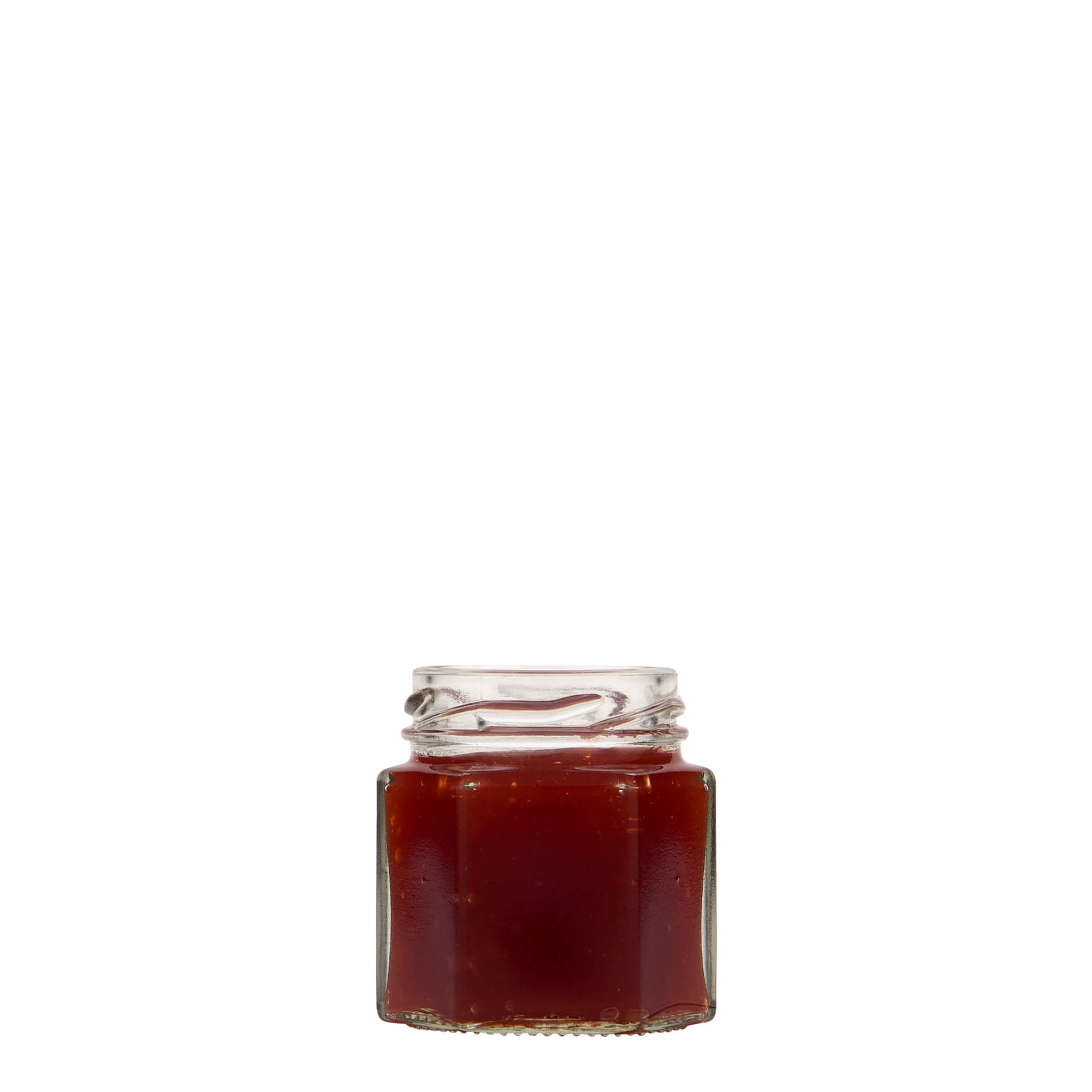 47 ml zeskantglas, opening: Twist-Off (TO 43) 47 ml zeskantglas, opening: Twist-Off (TO 43)