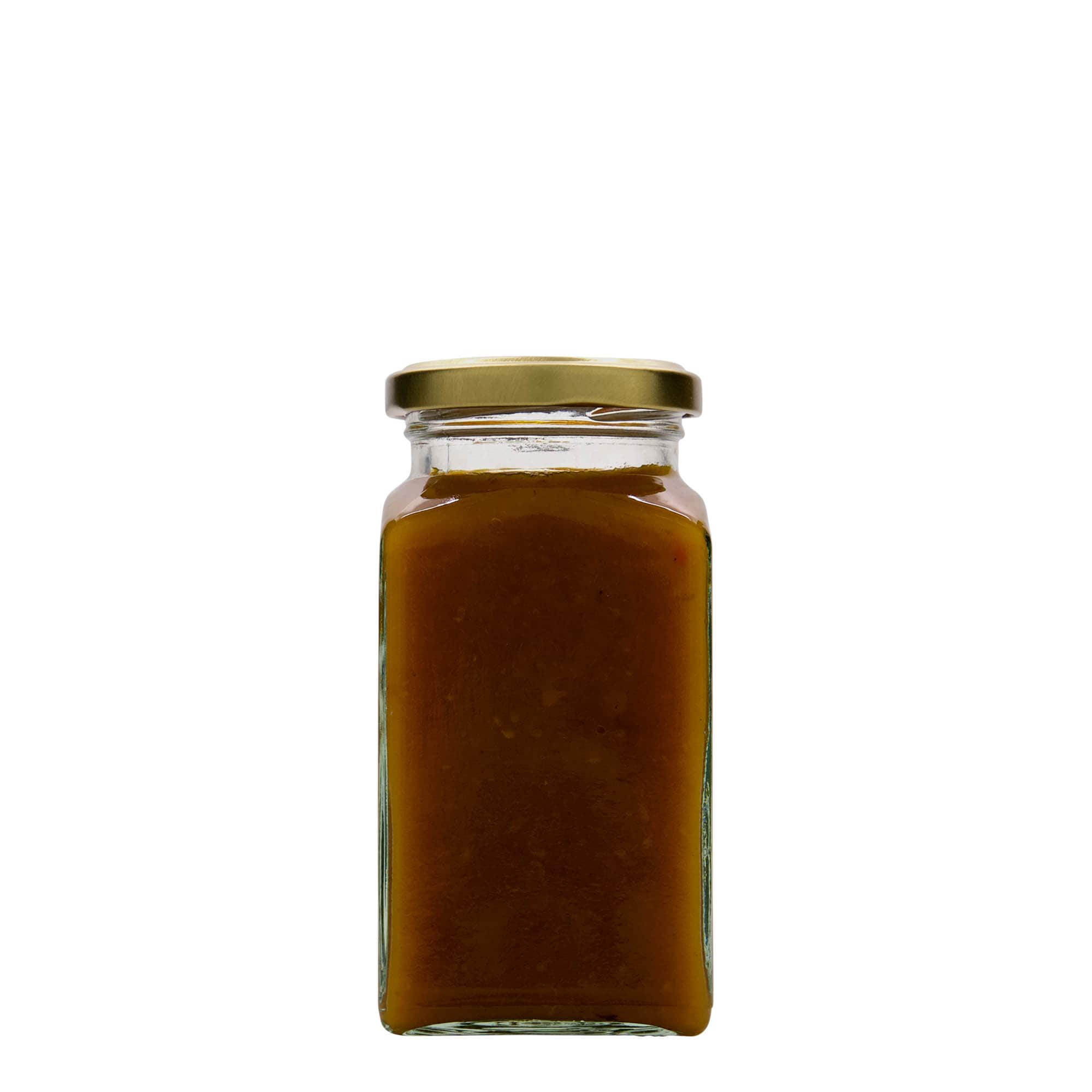 312 ml vierkantglas, opening: Twist-Off (TO 58)