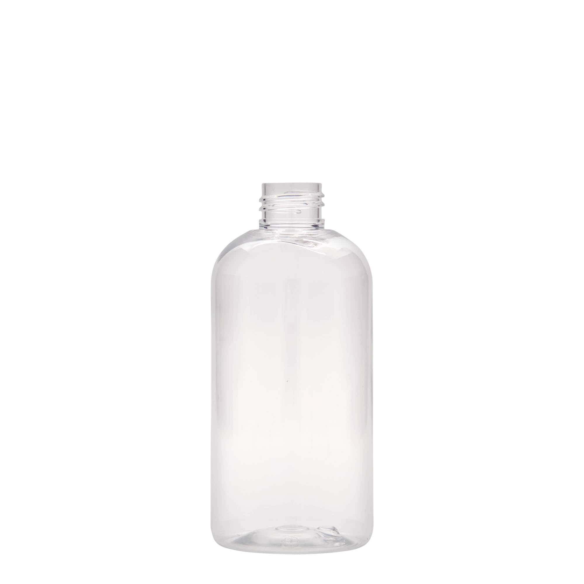 250 ml PET-fles 'Boston', kunststof, hals: 24/410