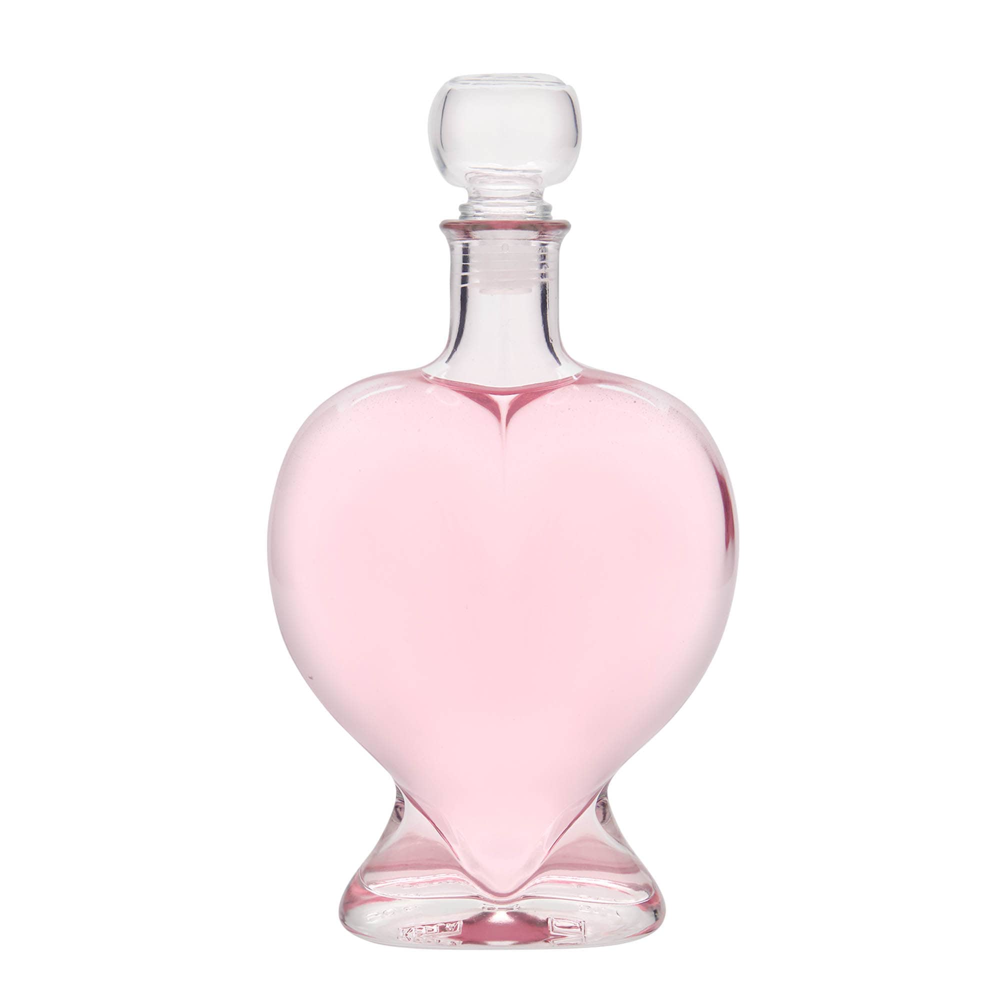 500 ml glazen fles 'Hart', hals: kurk