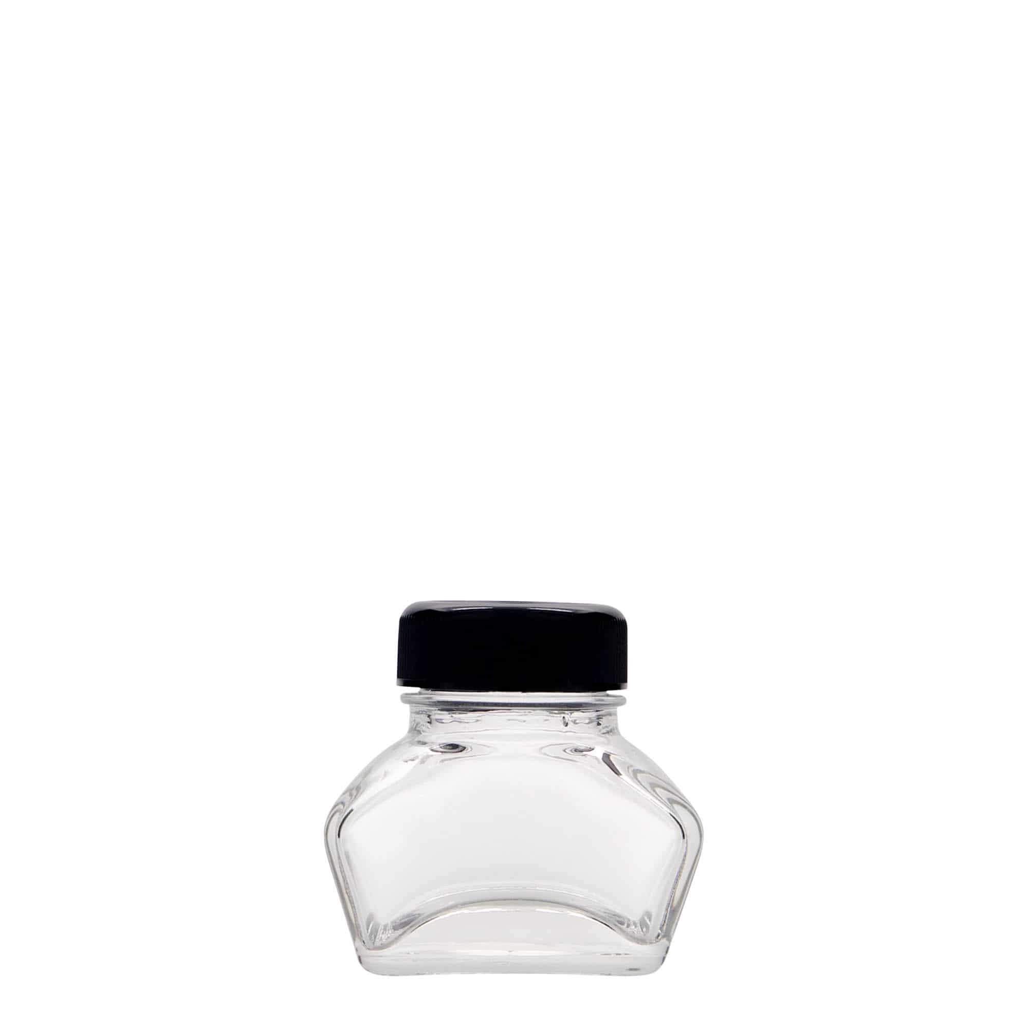 30 ml inktpot, rechthoekig, opening: schroefdop