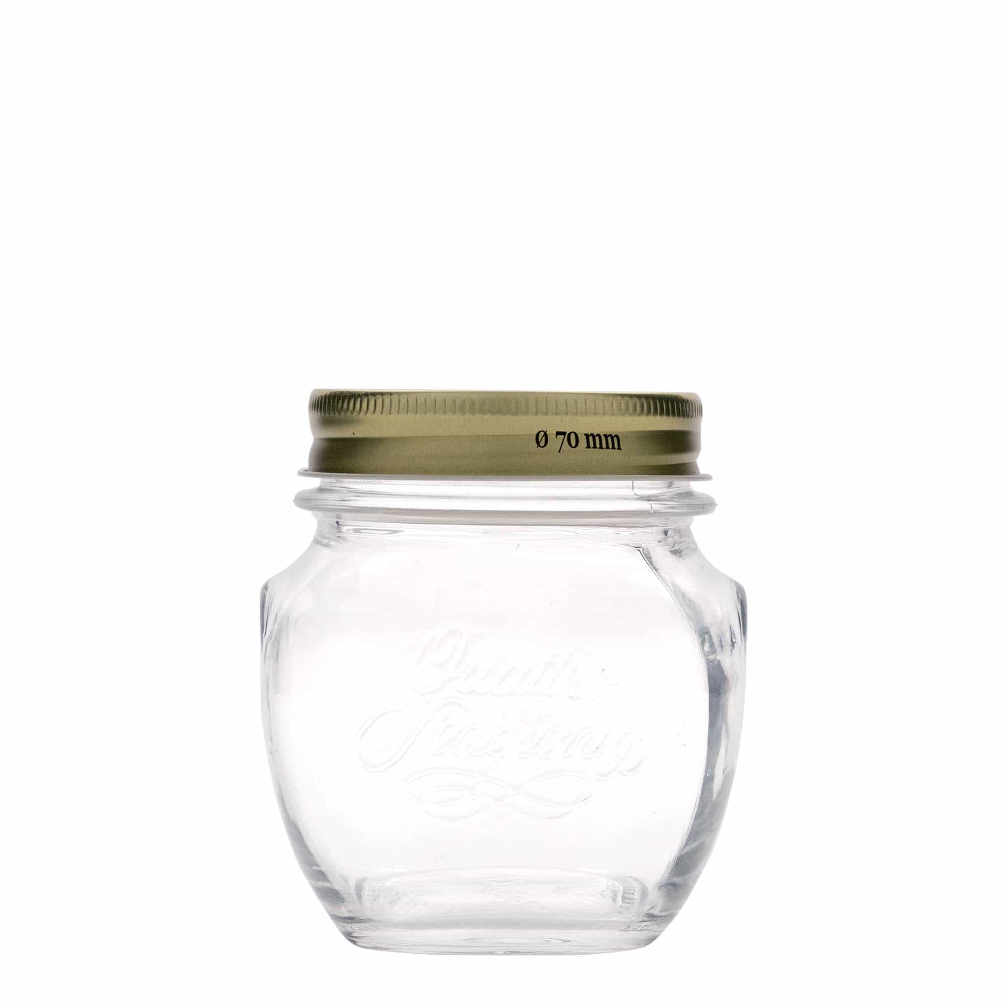 Sierglas 'Quattro Stagioni', 300 ml, monding: schroefsluiting Sierglas 'Quattro Stagioni', 300 ml, monding: schroefsluiting