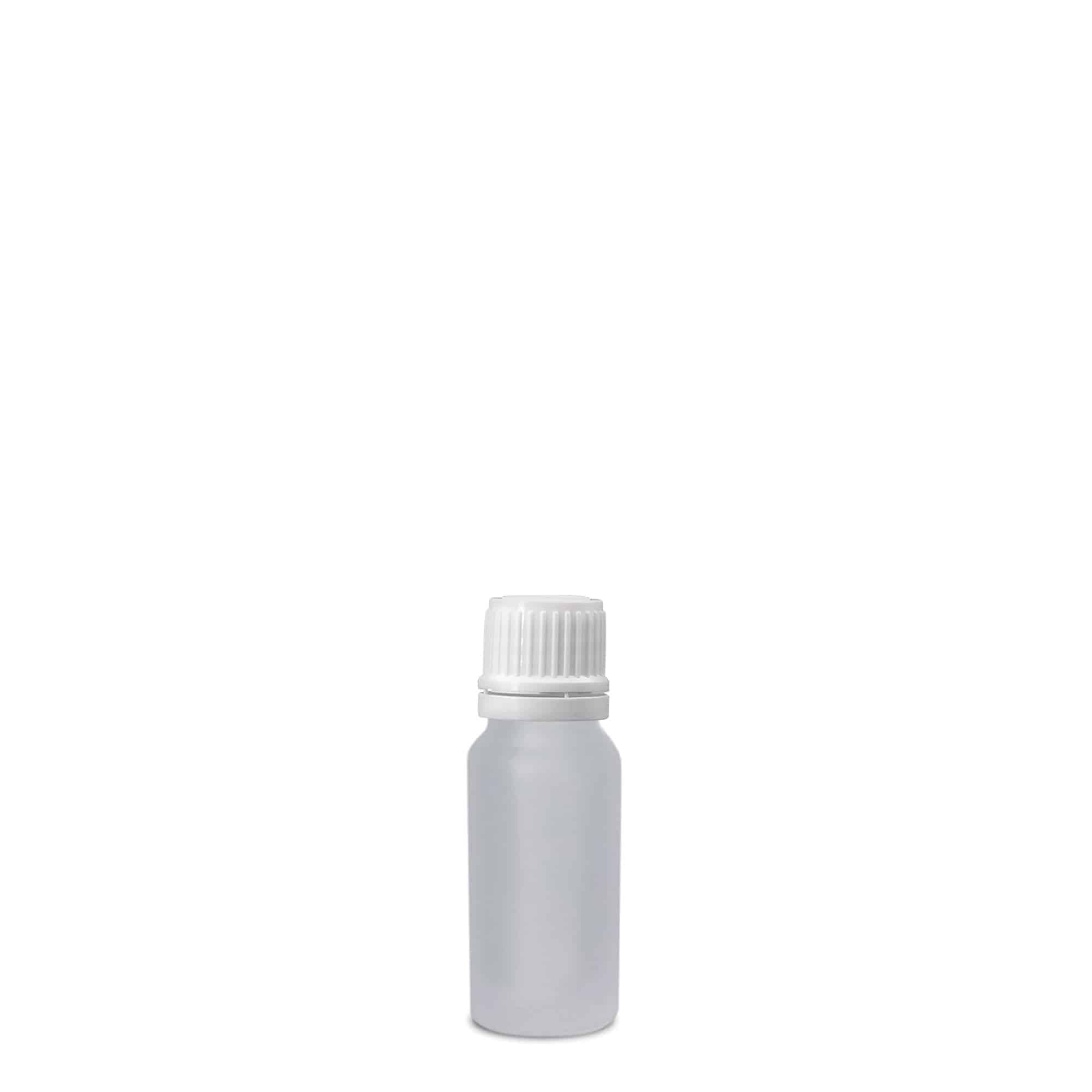 10 ml medicijnflesje, glas, mat, opening: DIN 18