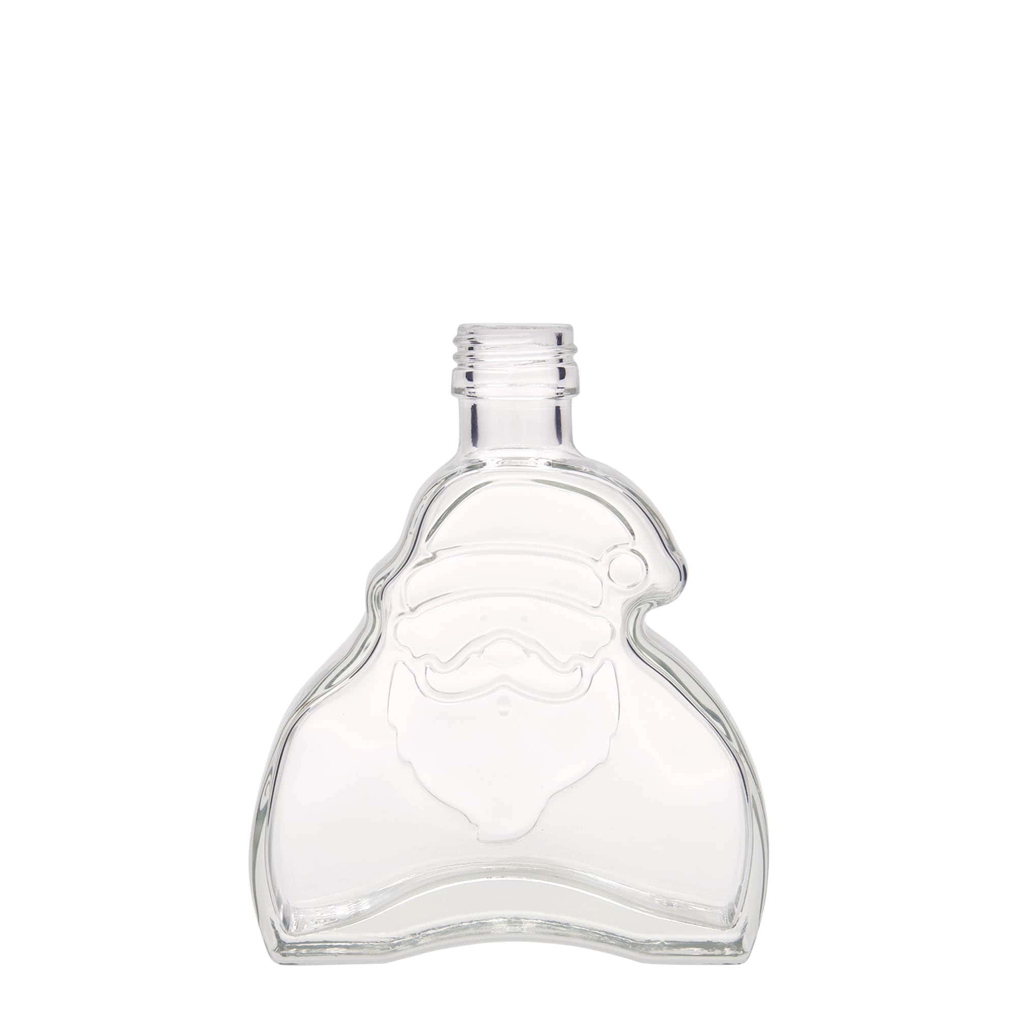 200 ml glazen fles 'Santa Claus', hals: PP 28