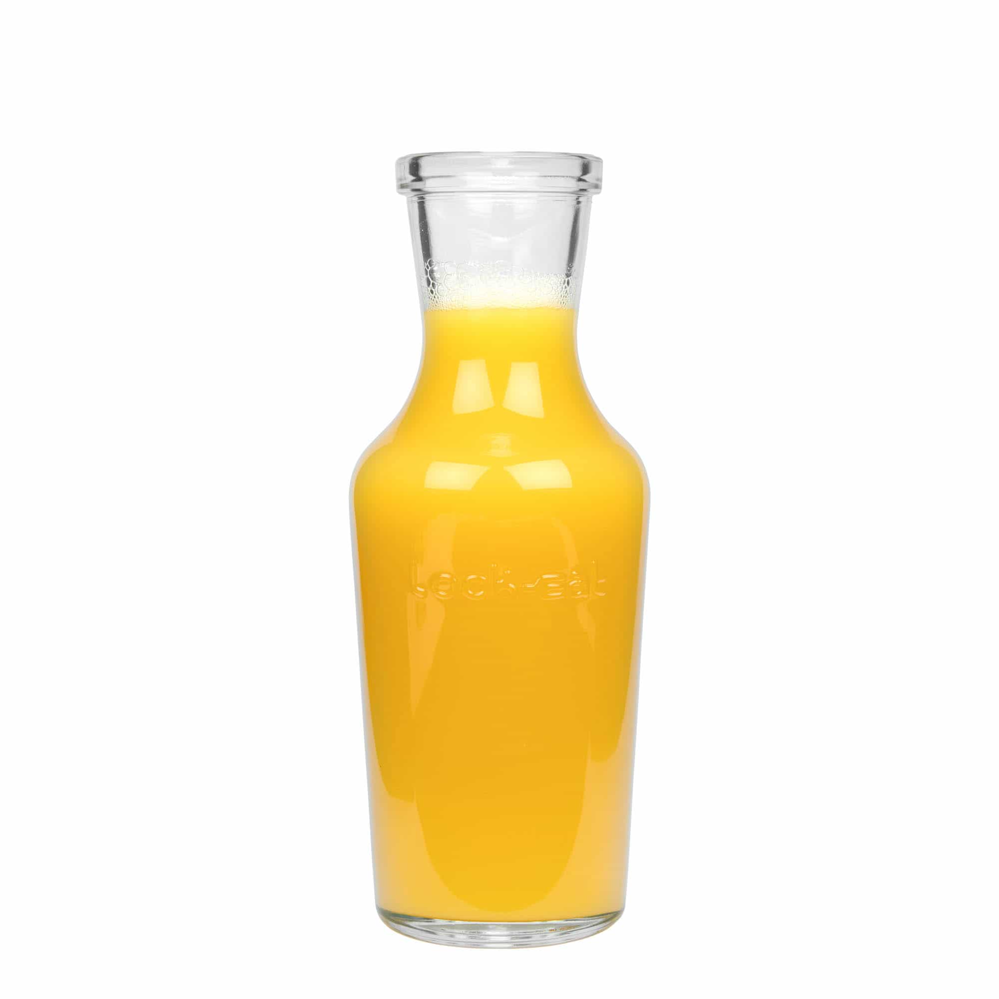Glazen karaf 'Lock-Eat', 1000 ml, monding: beugelsluiting